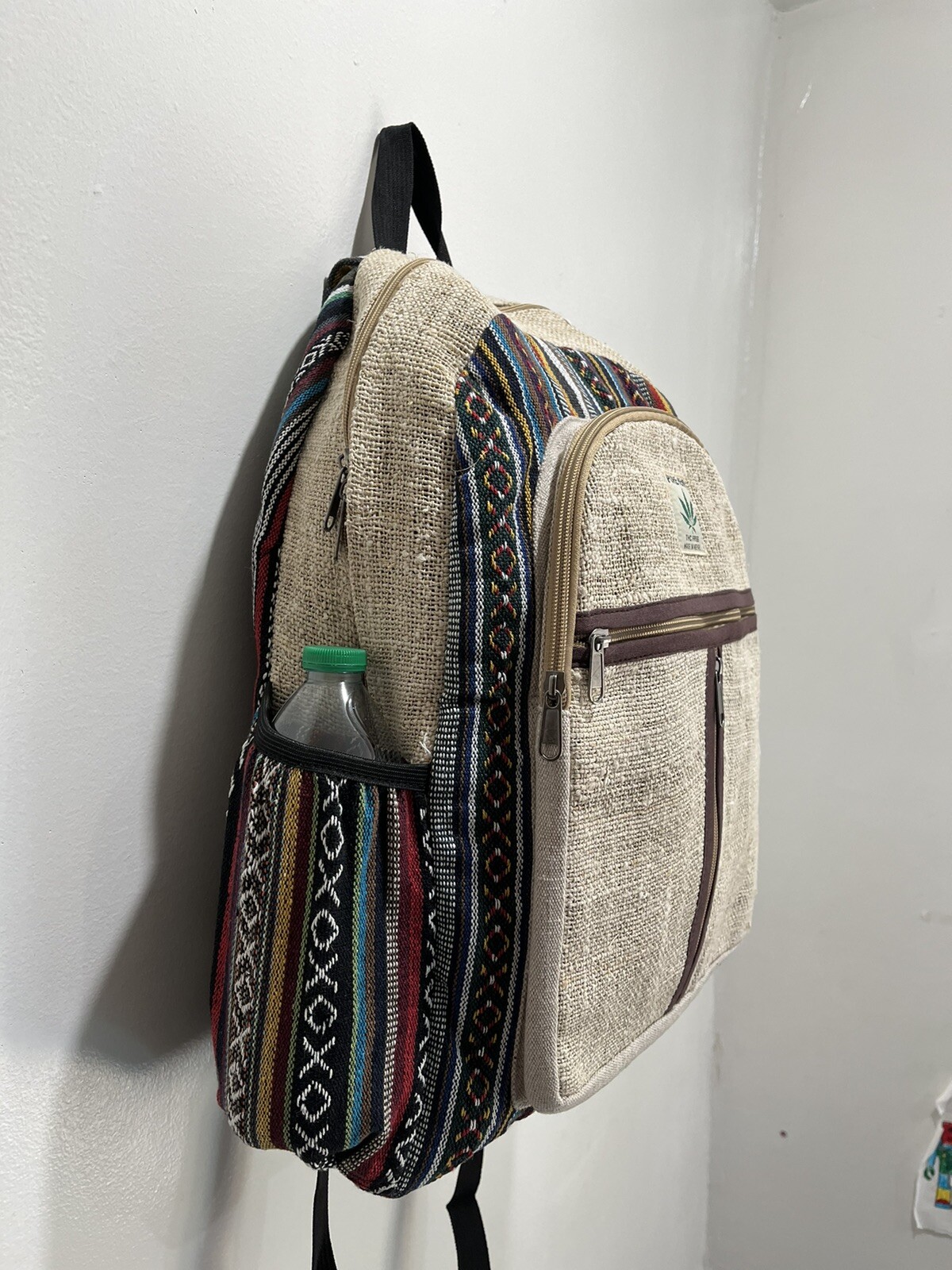 Hemp Backpack  | Eco Friendly | Boho | Handmade | Unisex | Nepal