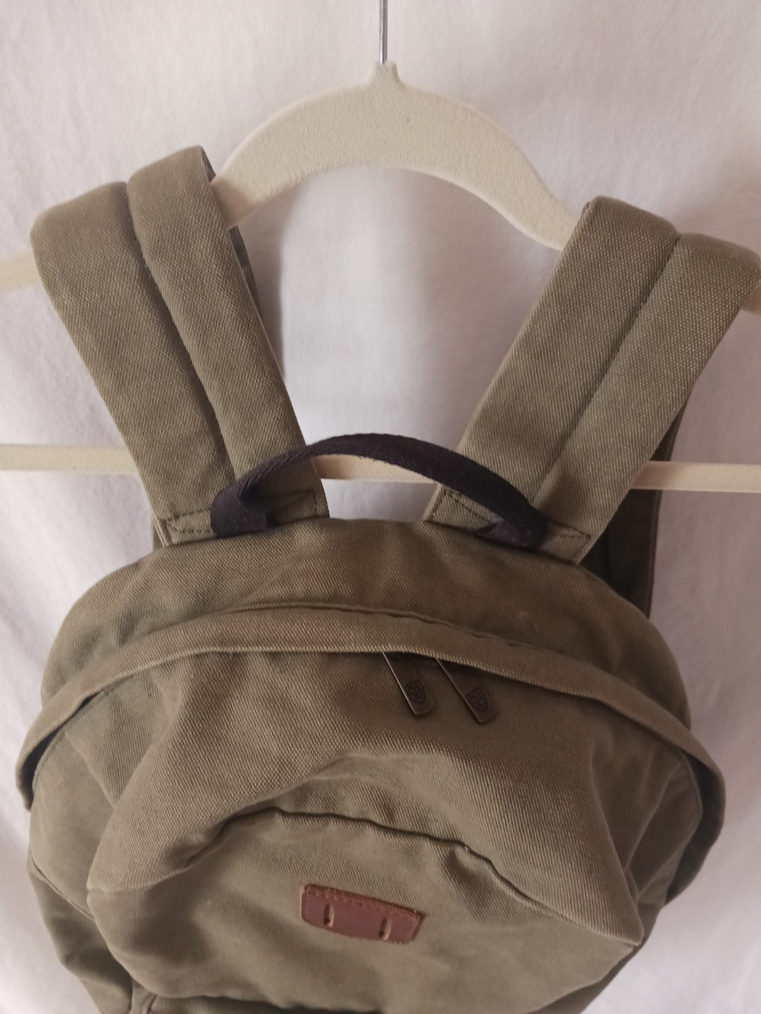 Brixton Olive Green Back Pack Canvas 100% Cotton – EUC