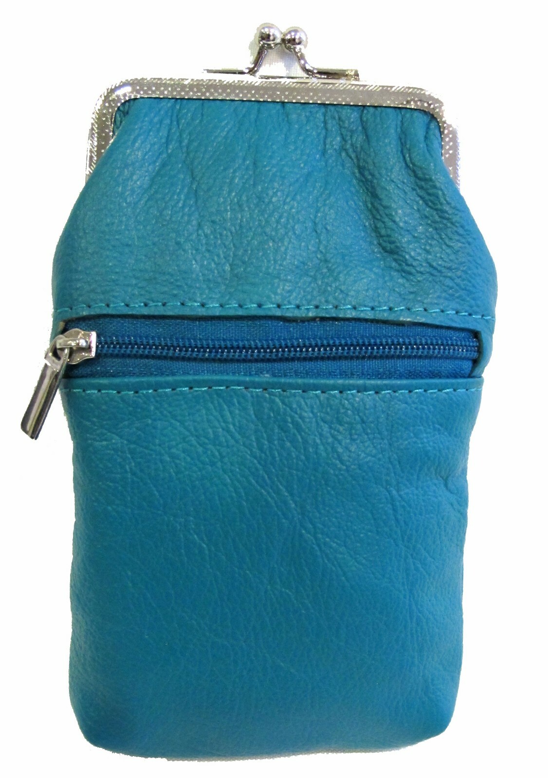 100% Leather Cigarette Case Lighter Match Pocket Zipper Coin Pouch SOLD by PAIR