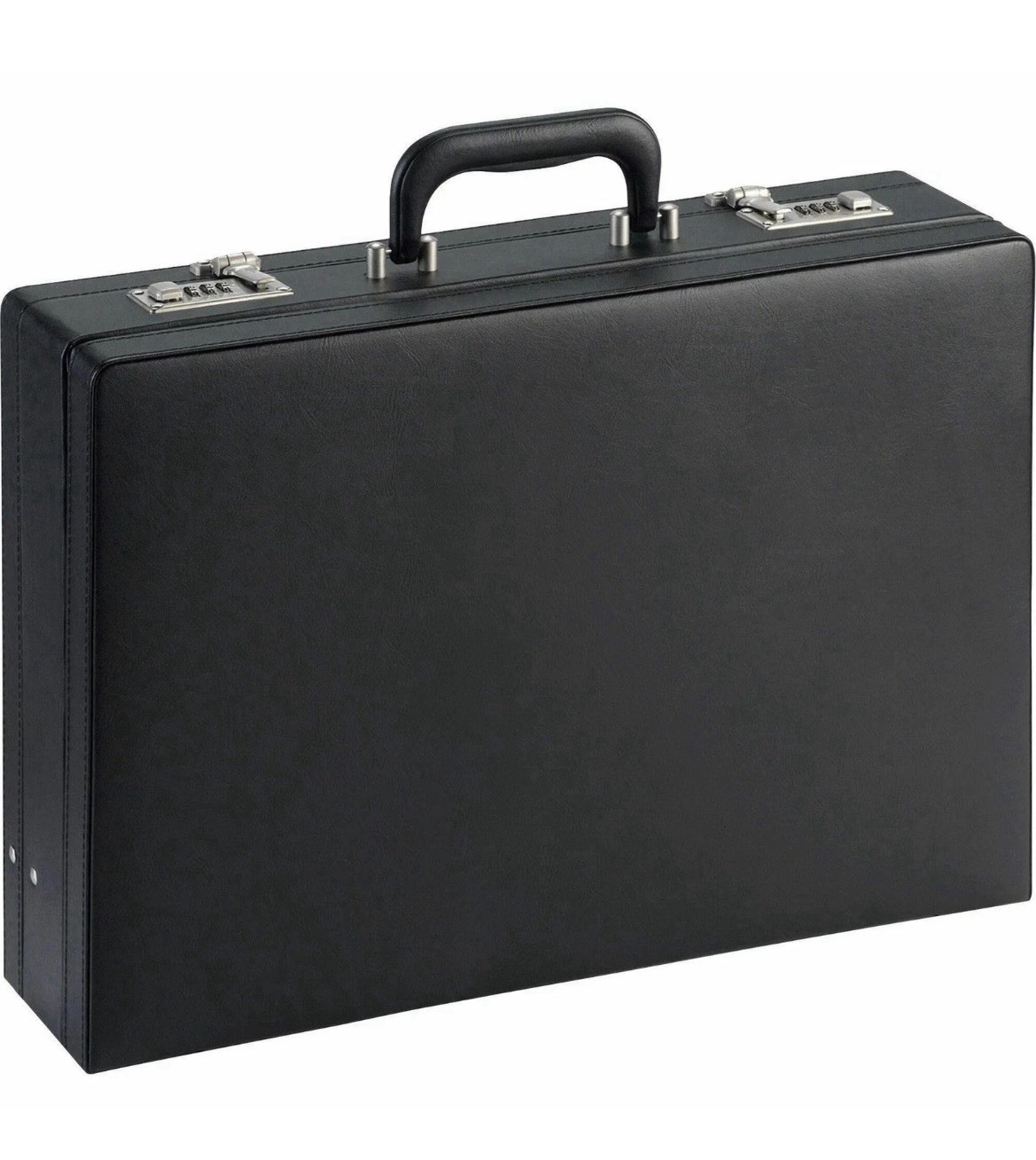 NEW Lorell BC100ZZBK Expandable Attache Case Black Carrying Case