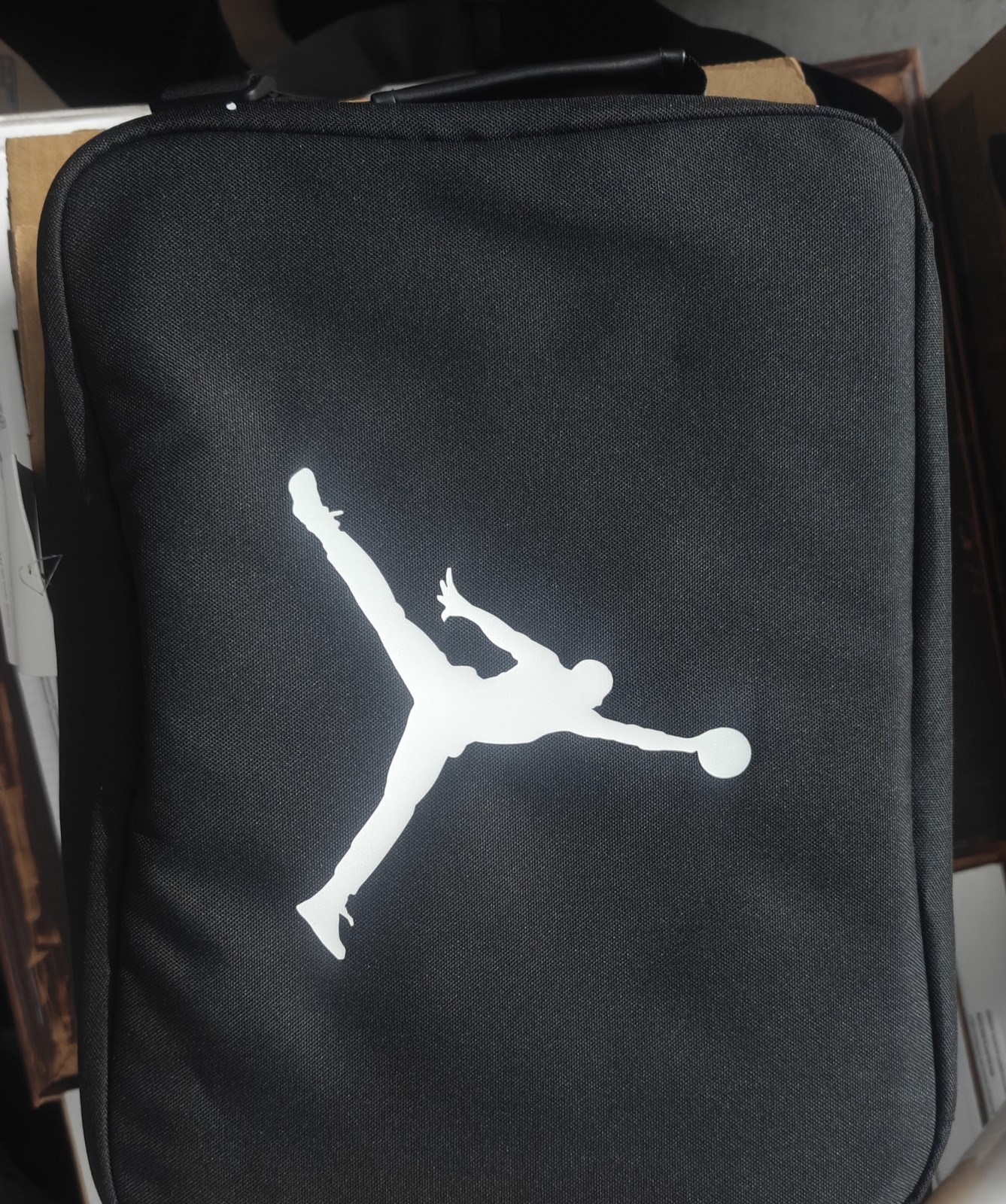 Nike Air Jordan The Collectors Cordura Shoe Box Travel Bag Case Black MA0975-023