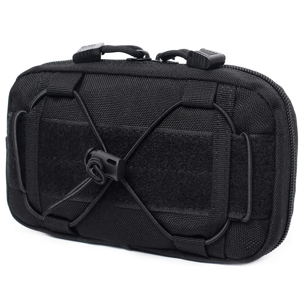 Tactical Molle Admin Bag Compact Utility EDC Tool Waist Pack with Shoulder Strap