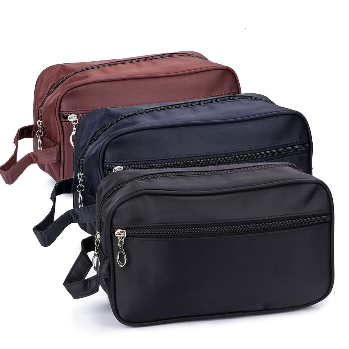 1/2Pcs Men Women Cosmetic Makeup Bag Travel Toiletry Shaving Organizer Dopp Kit