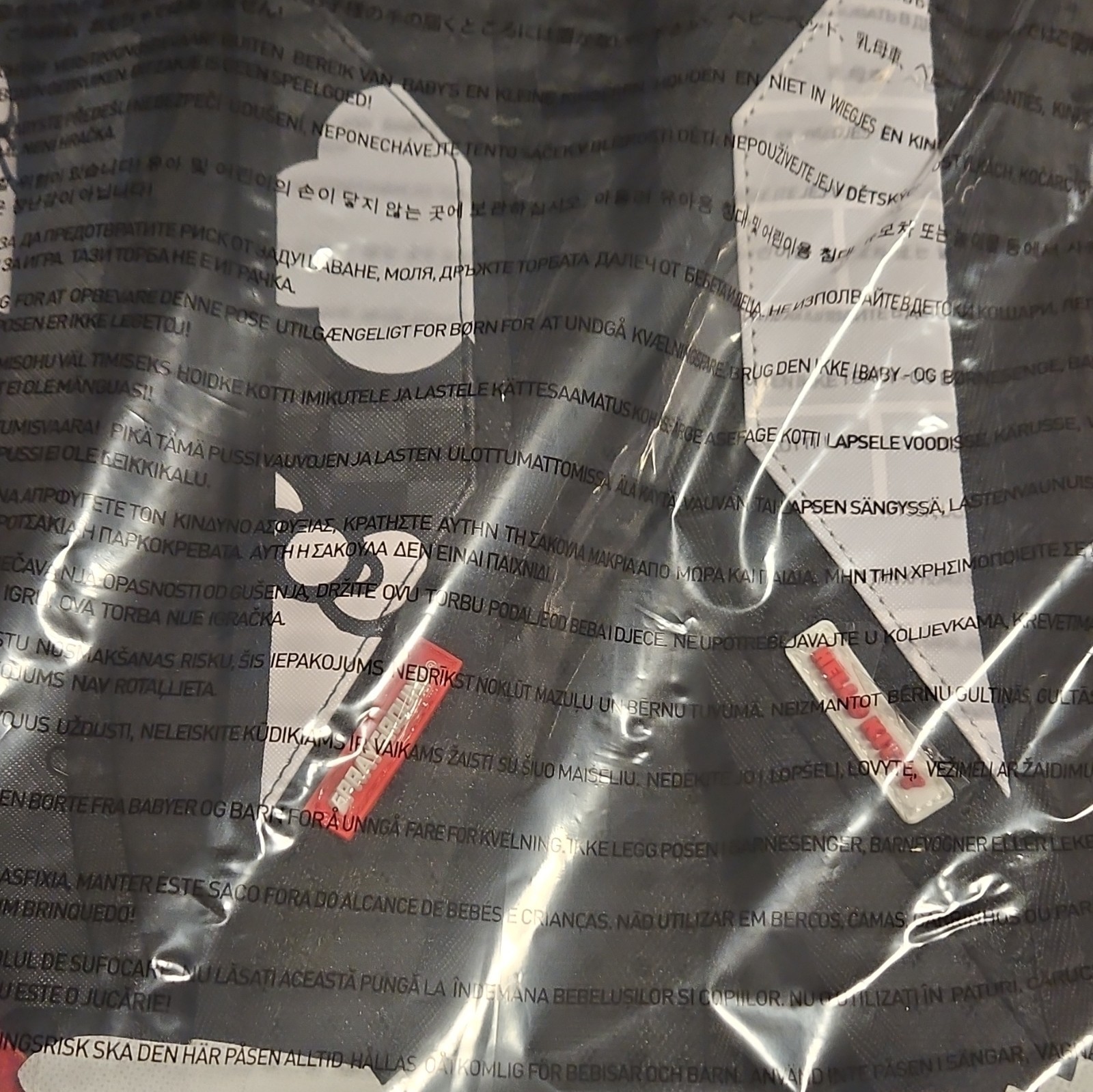 Sprayground Hello Kitty Graphic Print Large Backpack Black White Red Adjustable