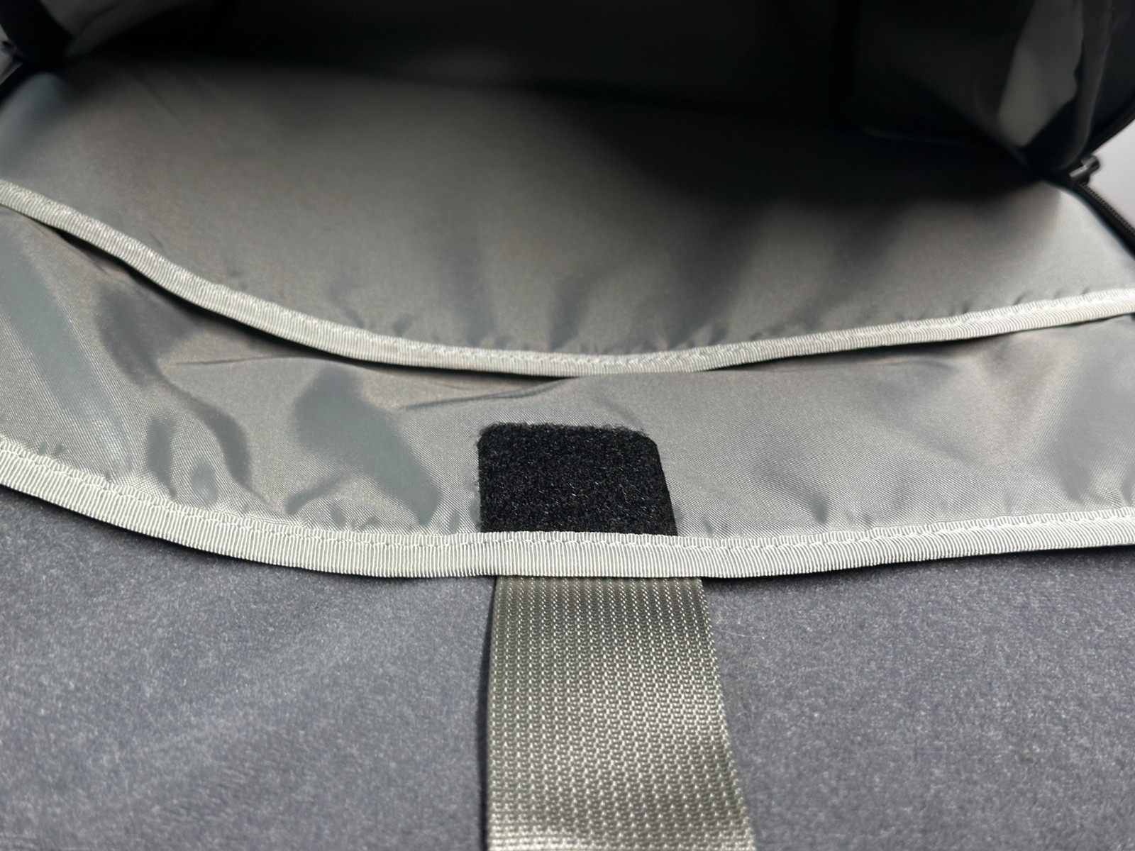 TIMBUK2 Alcatraz Water Resistant Backpack Gray Blue Purple – Used