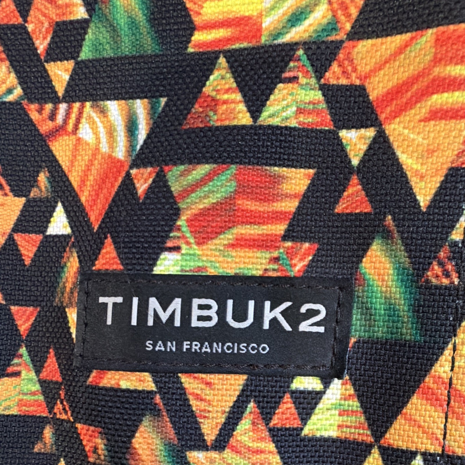 Timbuk2 Geometric Messenger Bag Multi M Size Work School Carry On Strap Cool