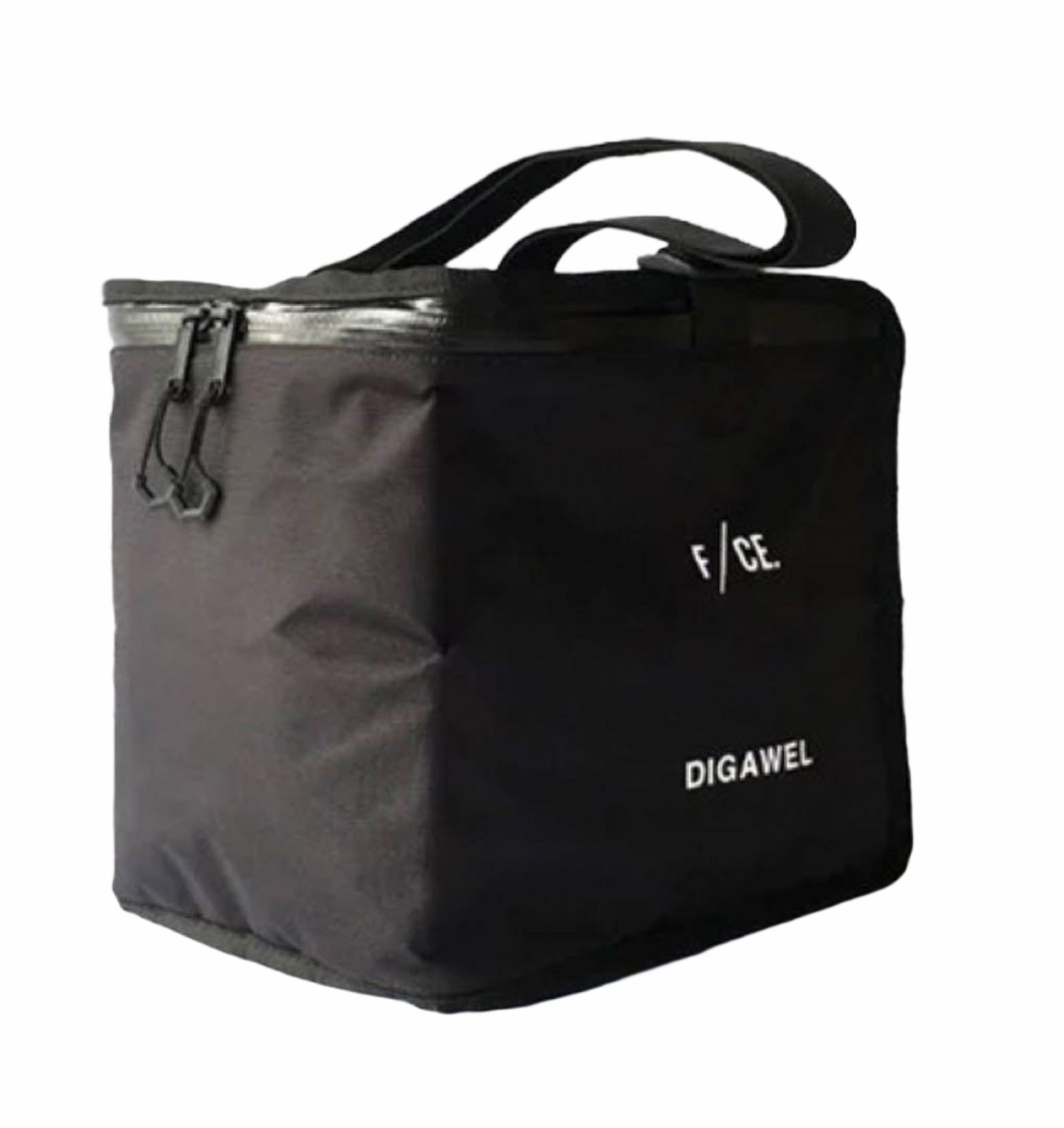 F/CE DIGAWEL Vinyl Cooler Bag 7inch Record Storage Black Excellent Japan