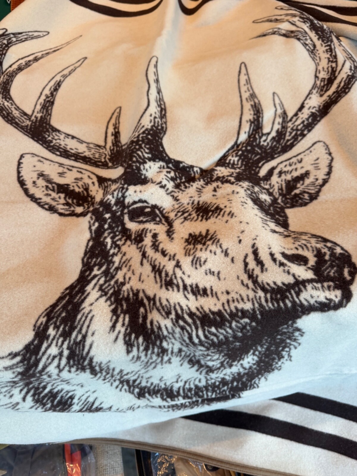 New NWT USA MADE Filson Pendleton 1st Wool Blanket Stag 80 by 64, 20130378