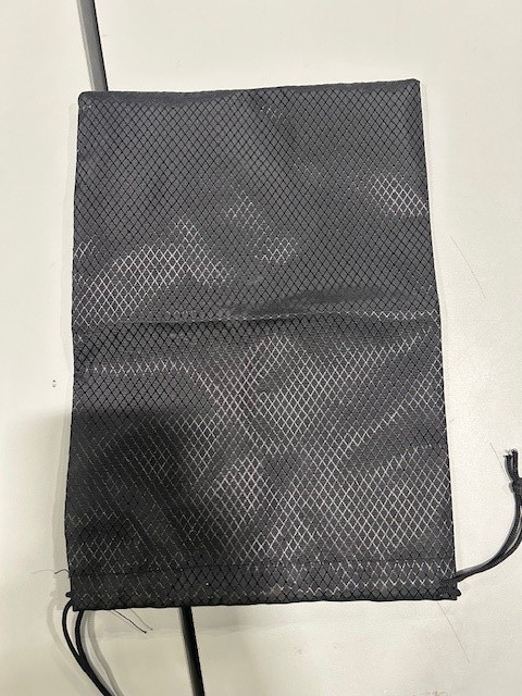 GENERIC BLACK 7″ BY 10″ DRAWSTRING BAG – BLACK