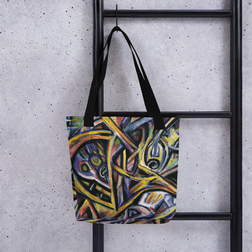 Pastel print designer pop art Tote bag