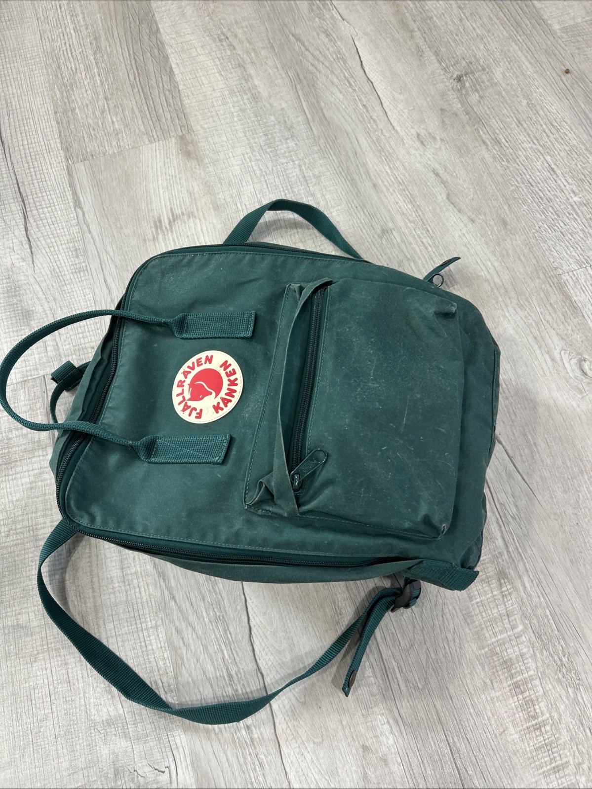 Authentic Fjallraven Kanken Mini Backpack Forest Green Classic School Bag 23510