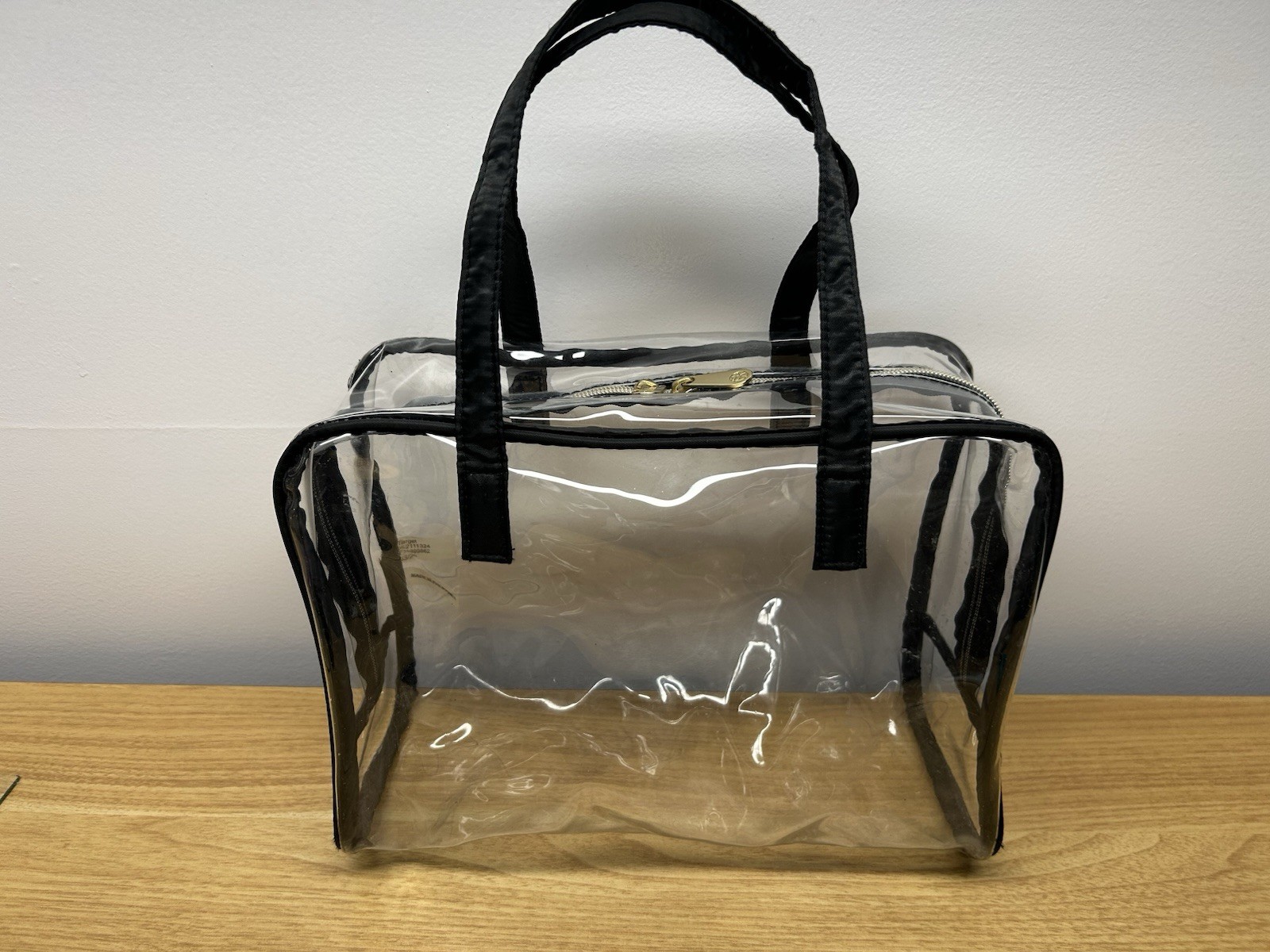 Clear Tote Bag 12”W x 9”H x 5.5”D unisex stadium approved sport concert