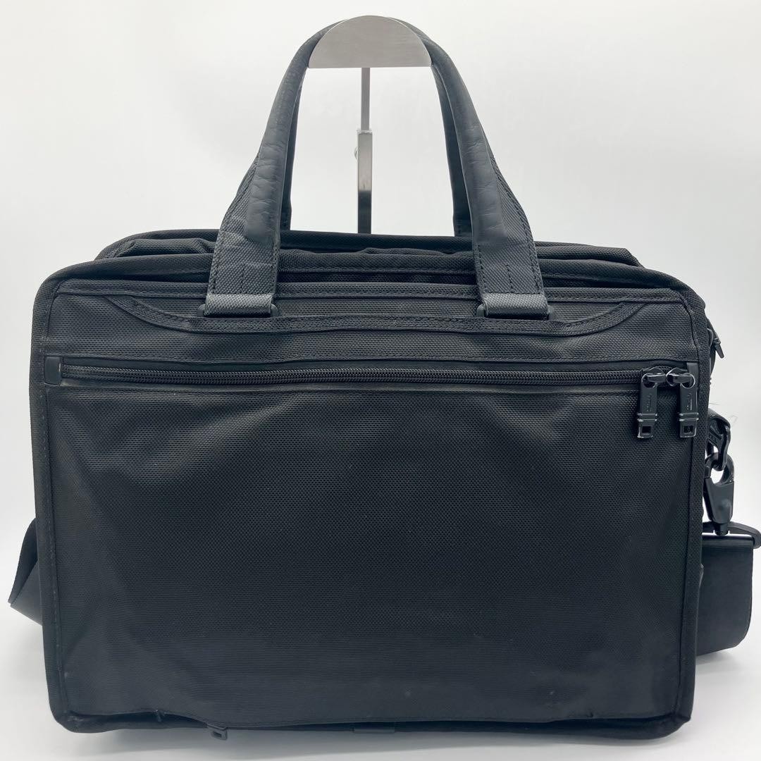 TUMI Alpha 2 Expandable 2WAY Expandable Business Bag Black