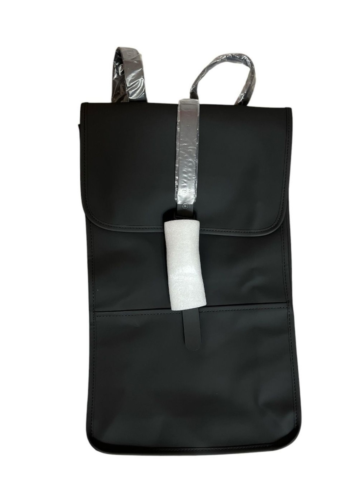 Rains Backpack W3 Black Waterproof Laptop Backpack NWT Style 13000 Unisex 15”