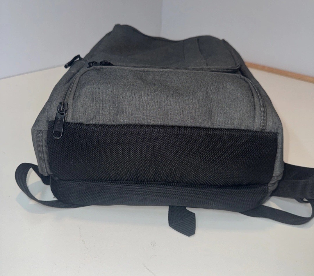 Ebags 12x17x6 E229 slim professional charcoal/orange travel computer backpack