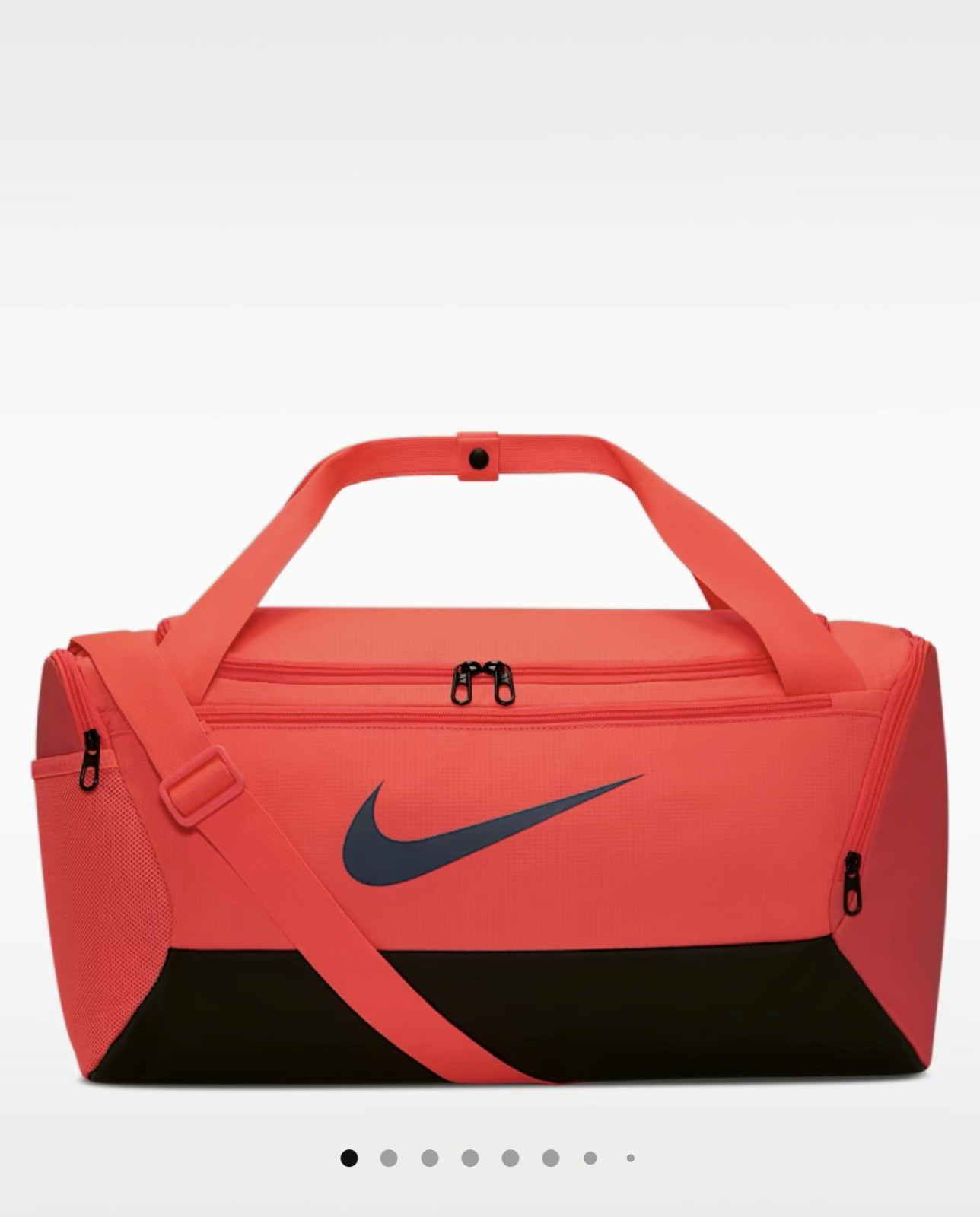 Nike Brasilia Training Duffel Bag (Small, 41L)Hot Lava/Black/Diffused Blue