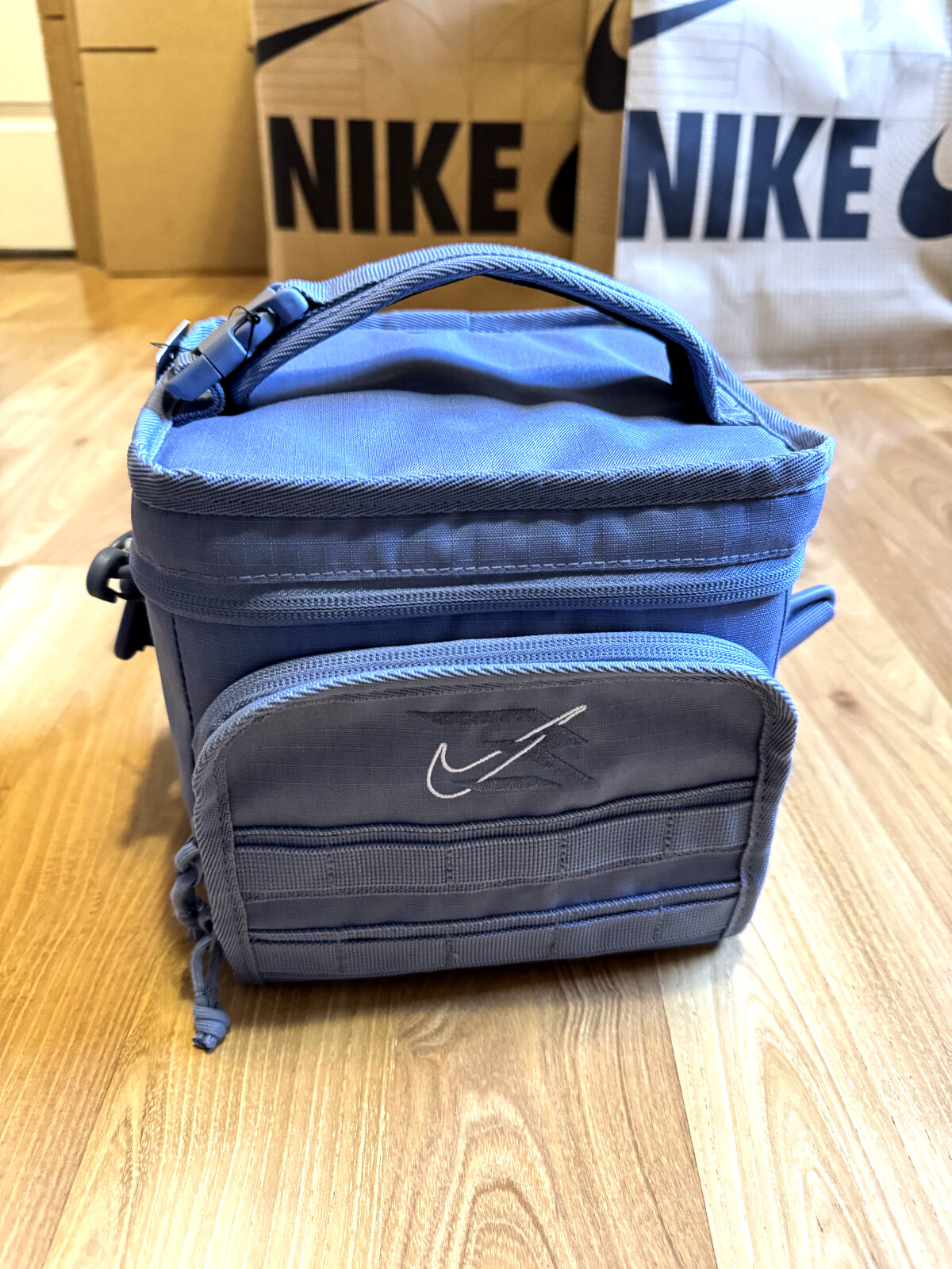 Nike Sportswear Plus x RW Insulated Lunch Tote Ashen Slate White 9AT062 12E NEW