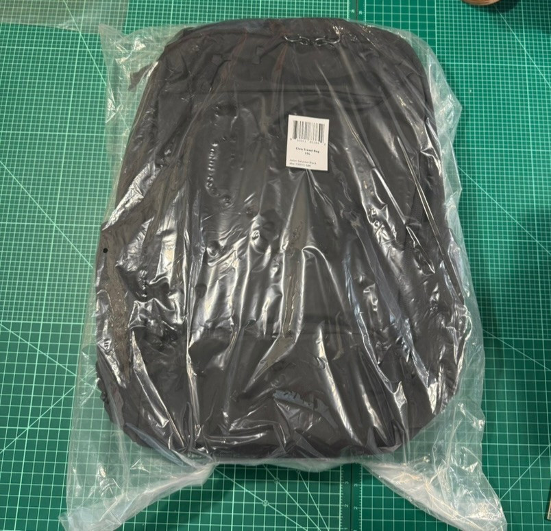 Evergoods Civic Travel Bag, CTB 35L, Solution Dyed Black, NWT