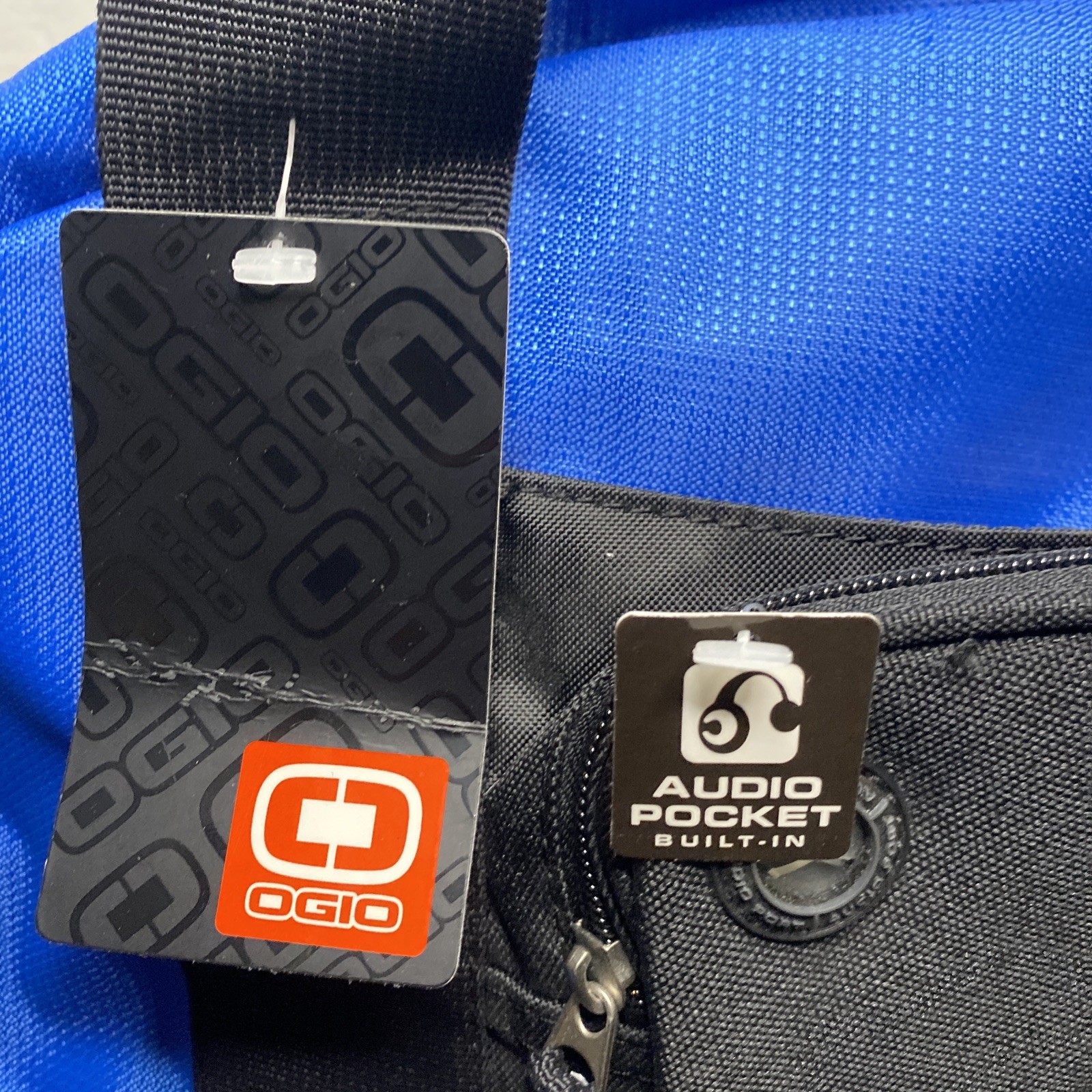 NEW Miller Lite Duffle Bag w/ Shoulder Strap (Black and Blue)
