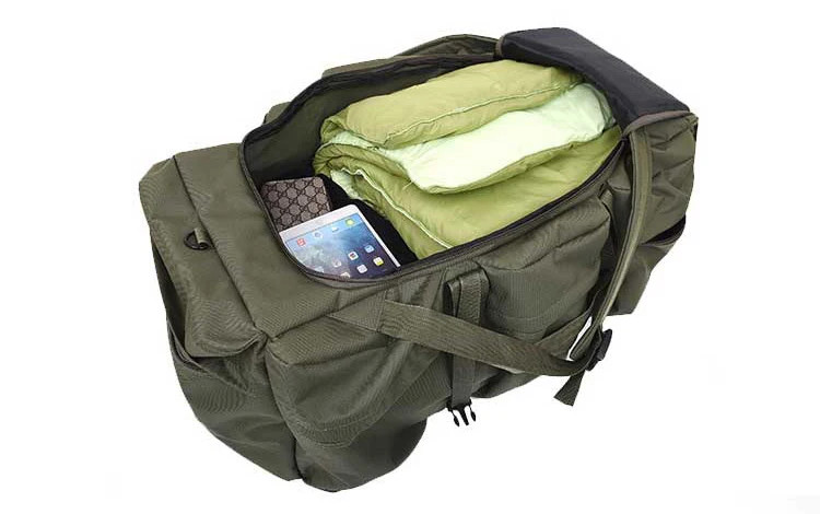 100L Camping Travel Backpack Large Duffel Hiking Shoulder Bag Outdoor Weekend