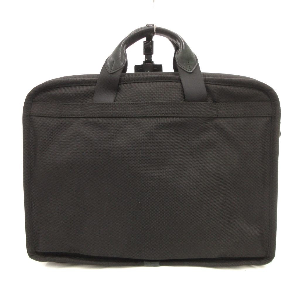 TUMI Alpha Briefcase Black Nylon 2-Way Business Bag B Condition 33cm