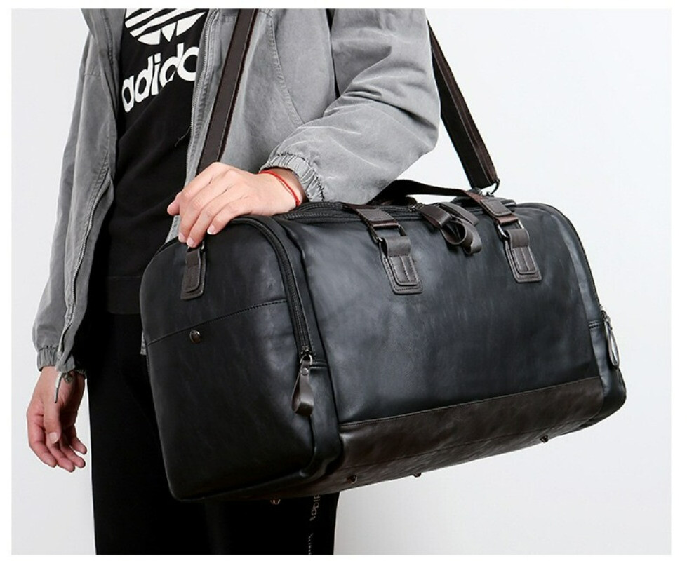 Men’s Large Capacity Multifunctional Business Travel Bag Handbag Shoulder Bag