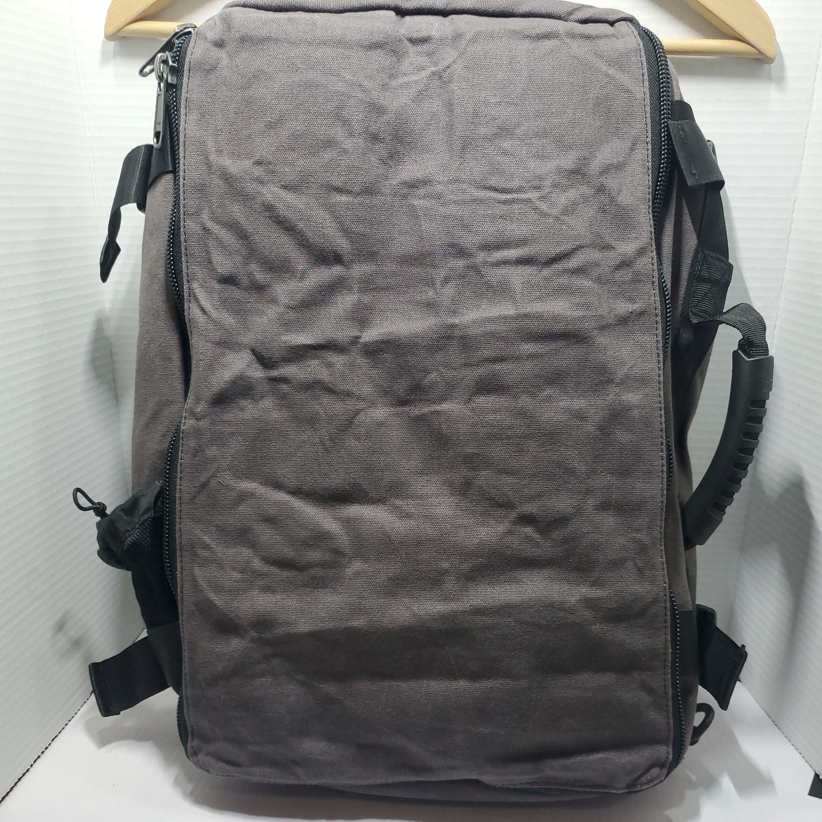 Sovrn Republic 30L Drifter 4.0 Convertible Canvas Duffle/Backpack Charcoal NWOT