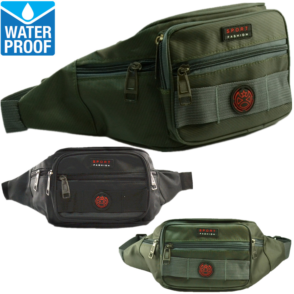 Unisex Men Women Waterproof Fanny Pack Waist Shoulder Hip Belt Bag Pouch Travel