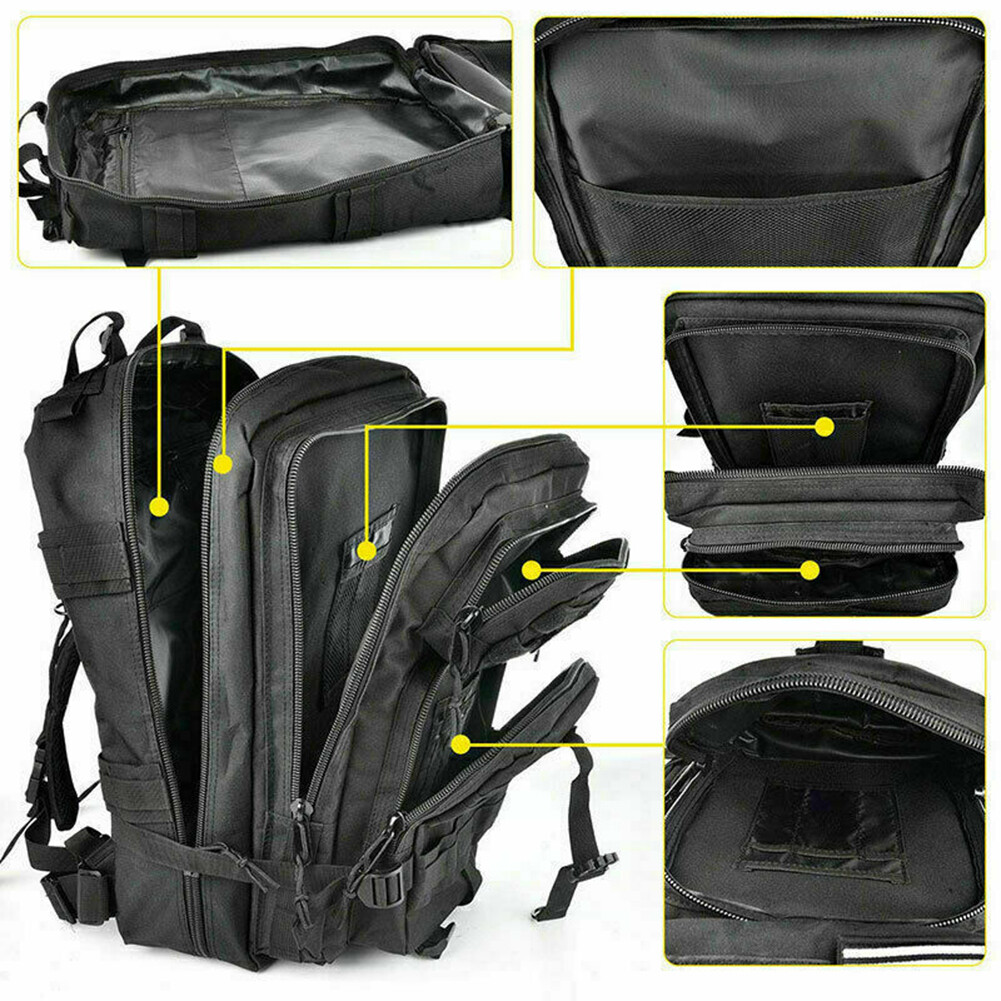Military Camping Backpack Tactical Molle Travel Bags Outdoor Camping Hiking Men
