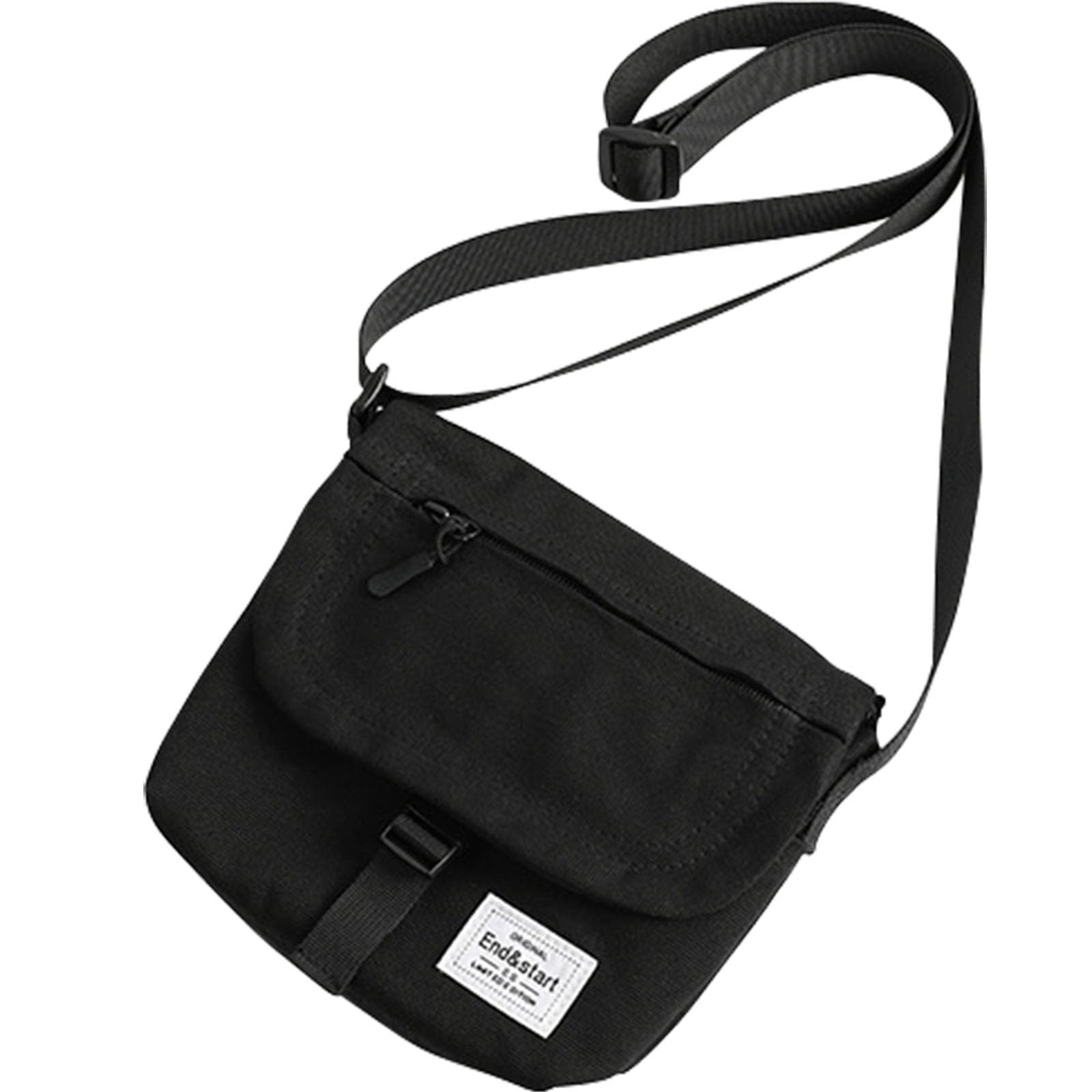 Small Crossbody Bag for Men Canvas Messenger Bag Shoulder bag Mens Crossbody …