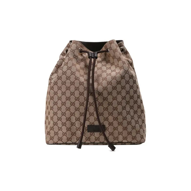 Gucci Old Flower Logo Bucket Bag Backpack Shoulder Bag Men’s 12.4x6x13.5 in