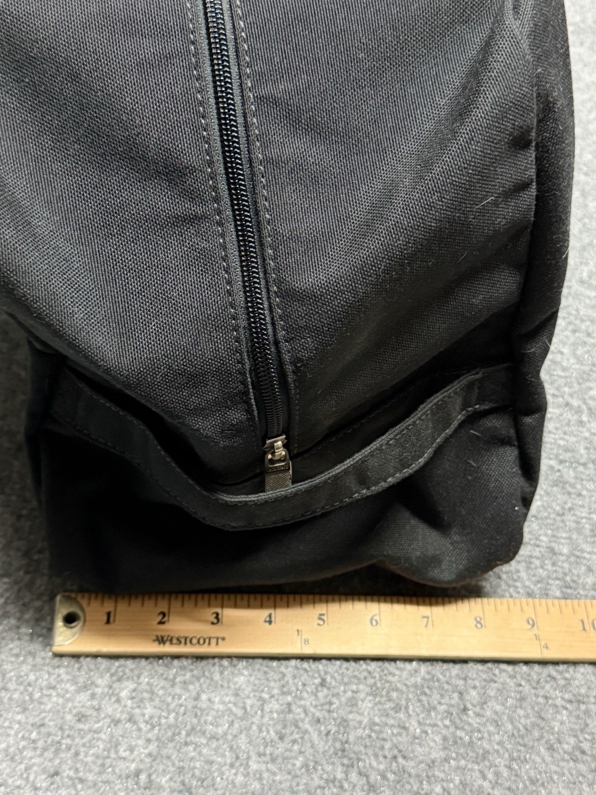 Jack Spade Duffle Bag Black Overnight Weekend Canvas Luggage Greene St