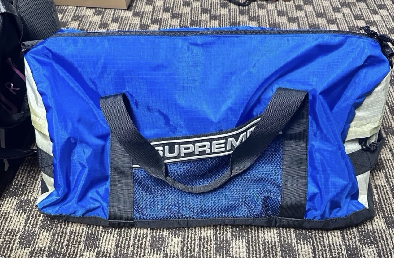 Supreme 3D Logo Duffle Bag FW23 (Blue)