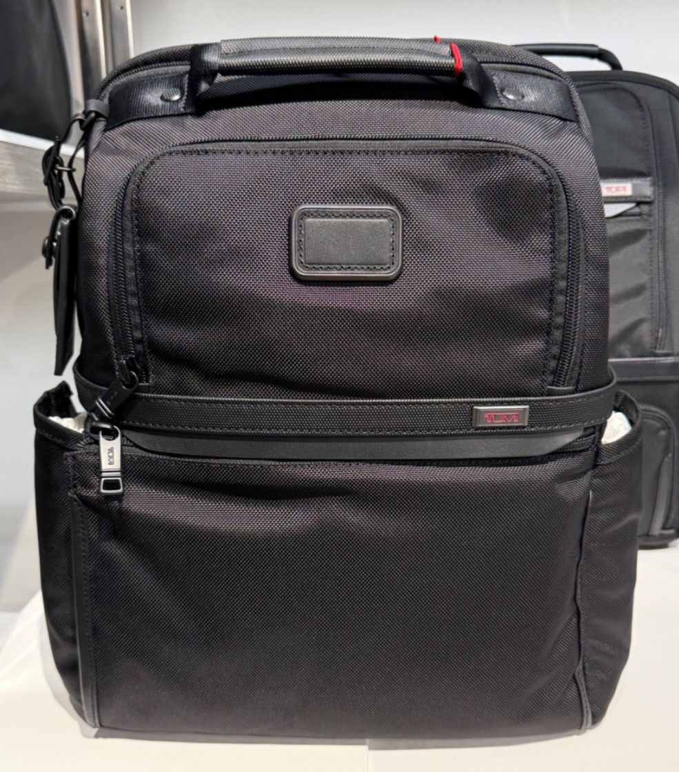 NEW Tumi ALPHA 16.5” Ballistic SLIM SOLUTIONS BRIEF PACK Laptop Backpack – BLACK
