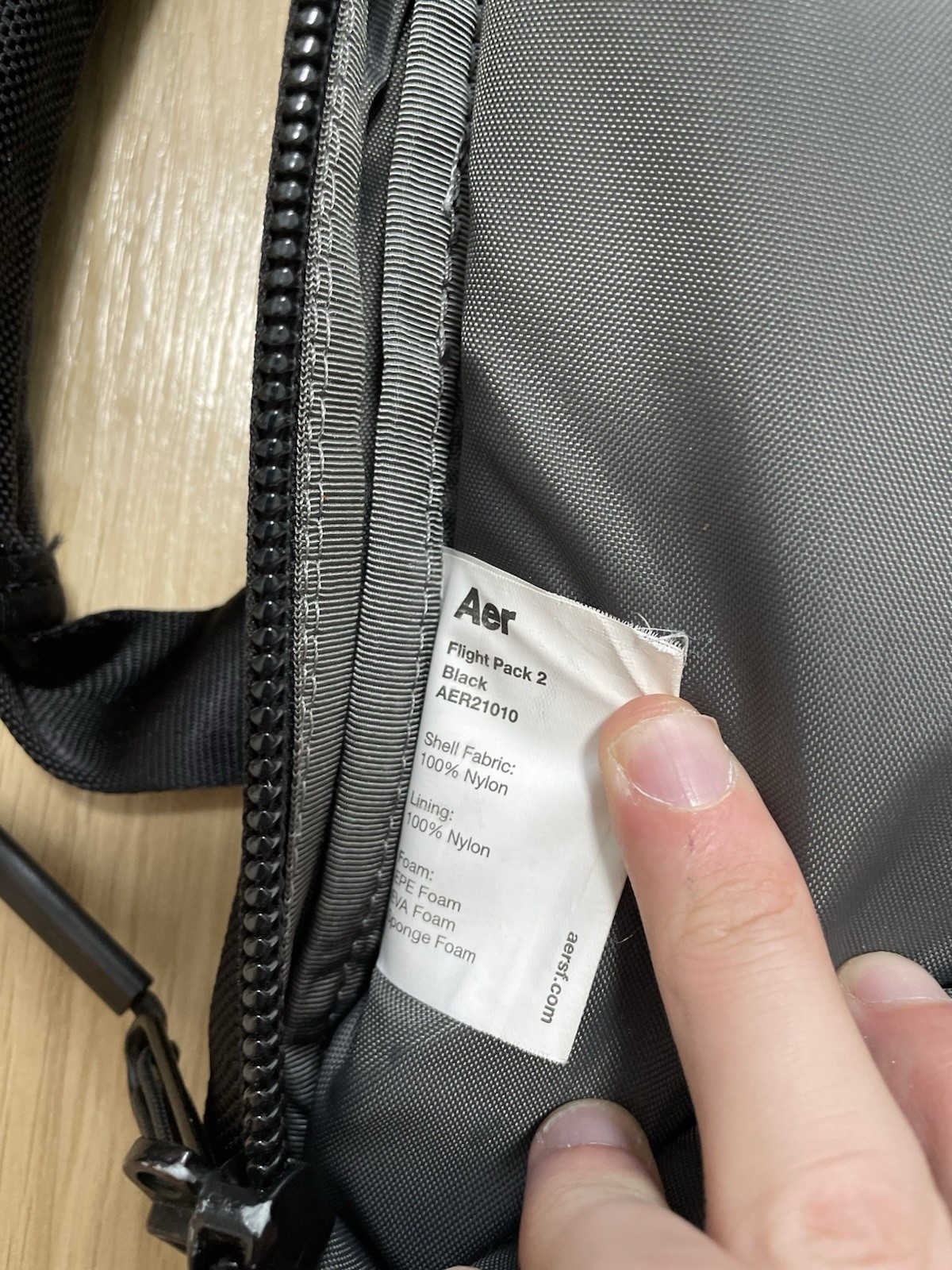 AER Flight Pack 2 Backpack Bag 2way Laptop Briefcase Black Ballistic Nylon