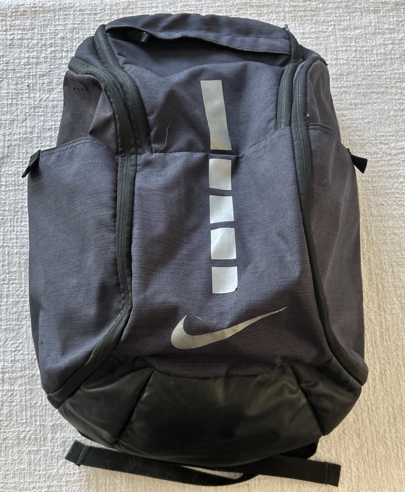 Nike Hoop Elite Pro Basketball Backpack Black Gray Padded