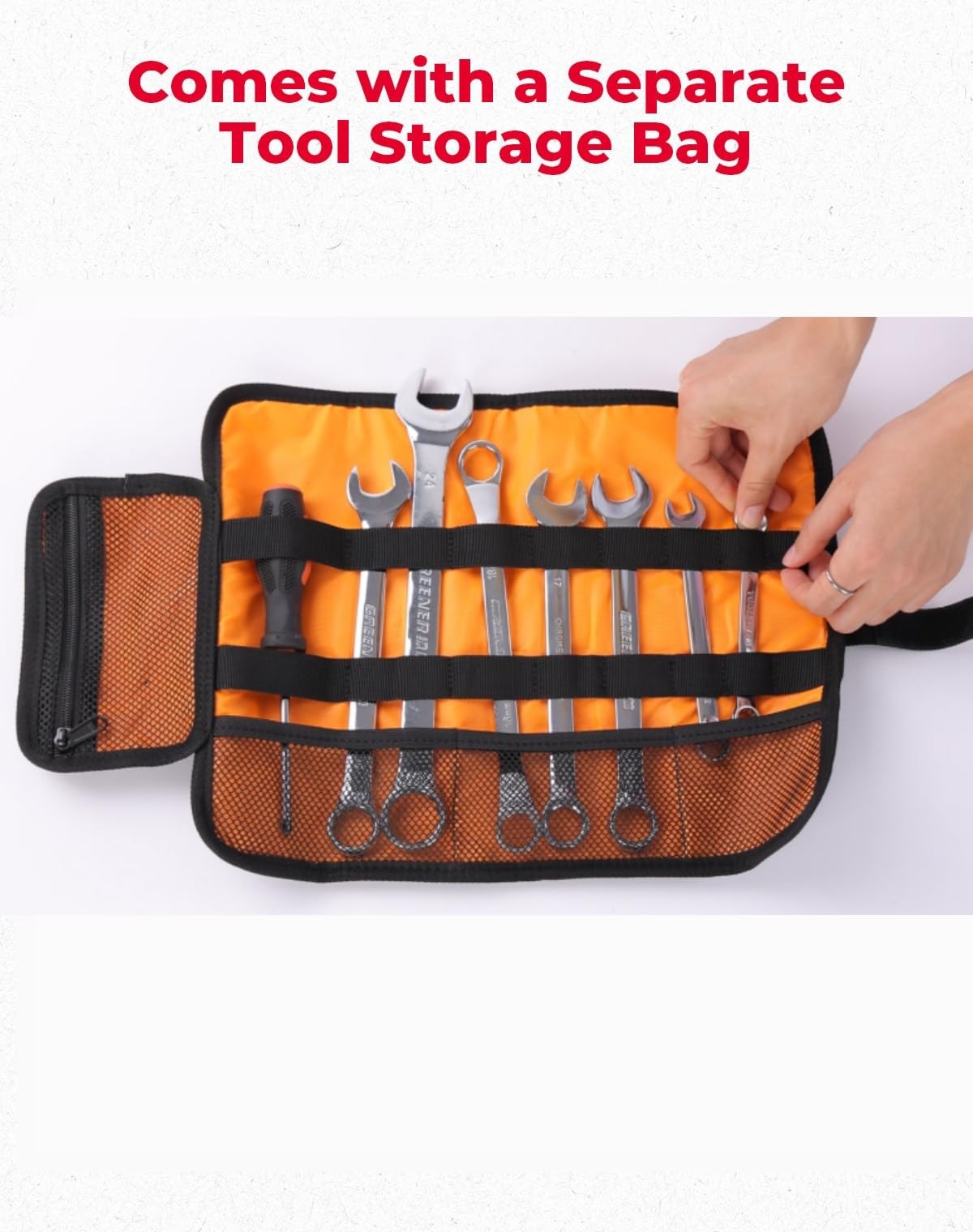Motorcycle Tail Bag with Tool Roll Bag Quick Release 6L Universal Dual Sport …