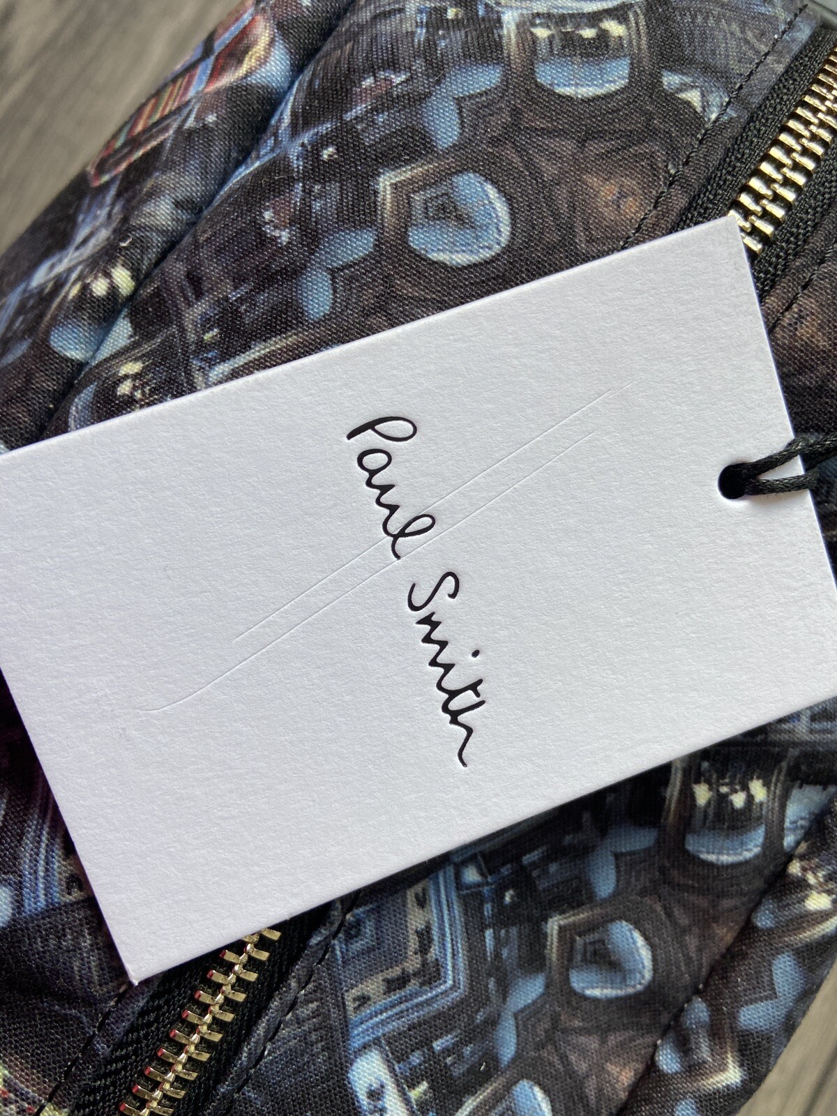 PAUL SMITH KALEIDOSCOPE MINI PRINT FOLIO MESSENGER BAG RETAIL BNWT