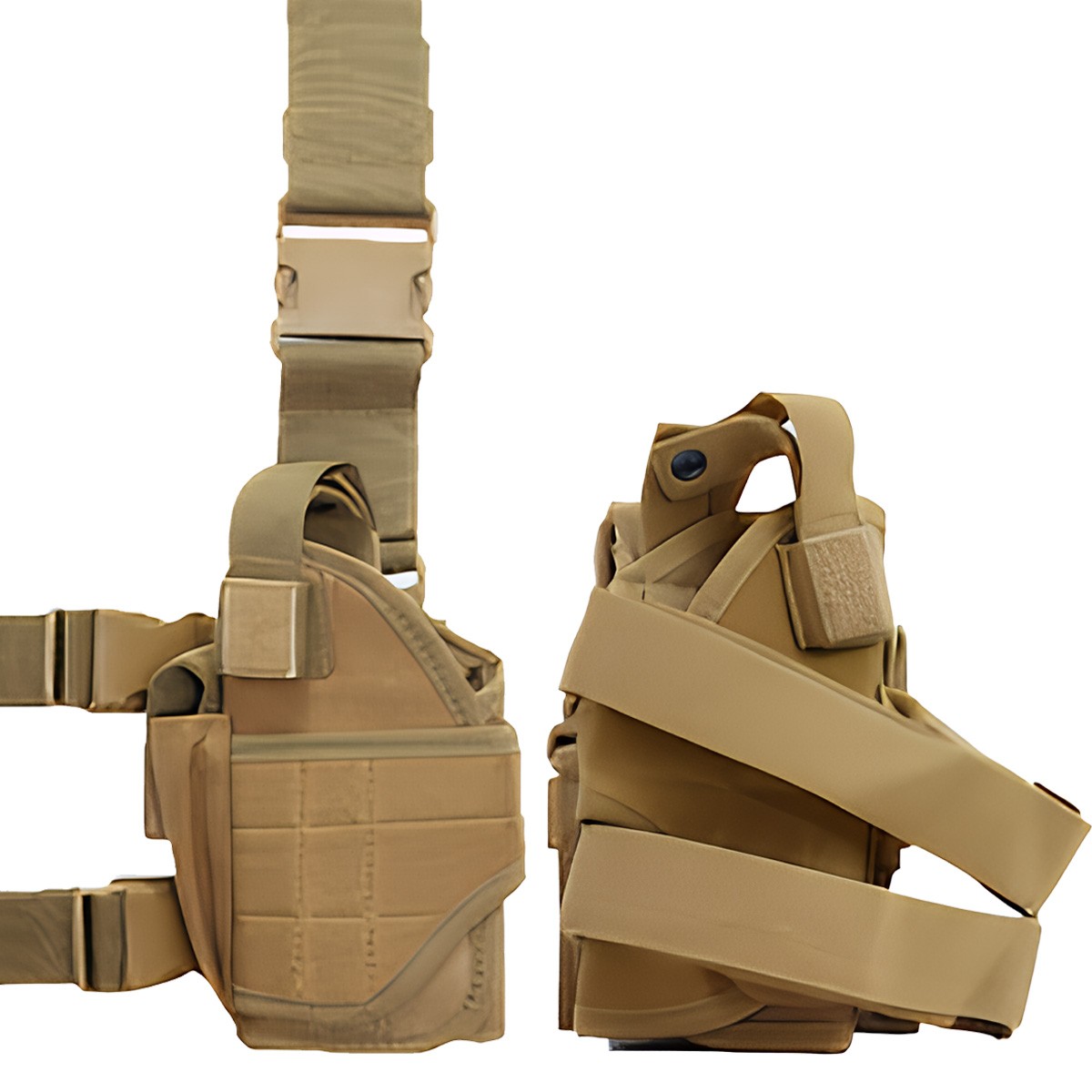 Tactical Drop Leg Holster Adjustable Right Hand Thigh Holster for All Pistol Gun