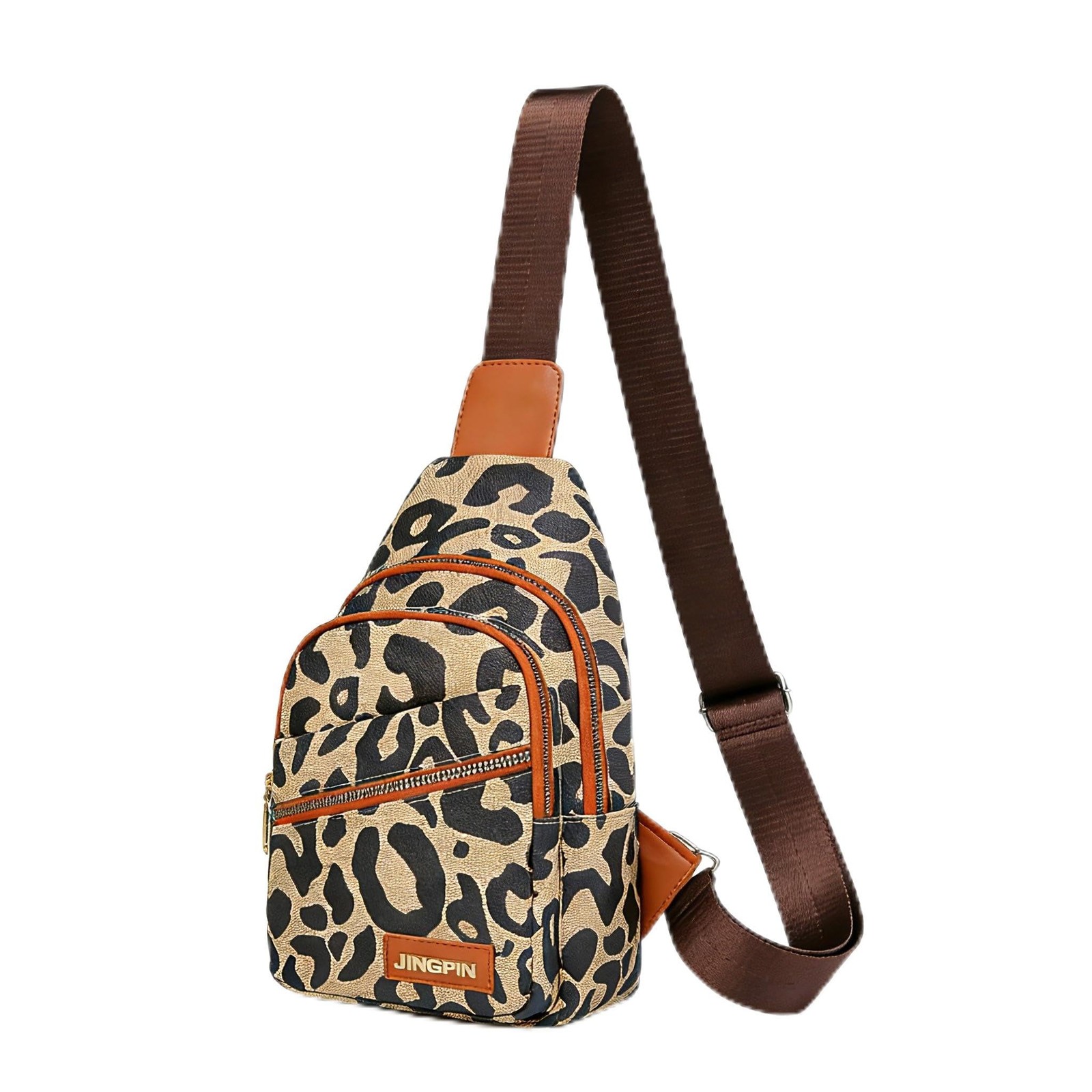 Leopard Print Sling Bag for Women | Anti-Theft, Anti-Theft, RFID Protection, …