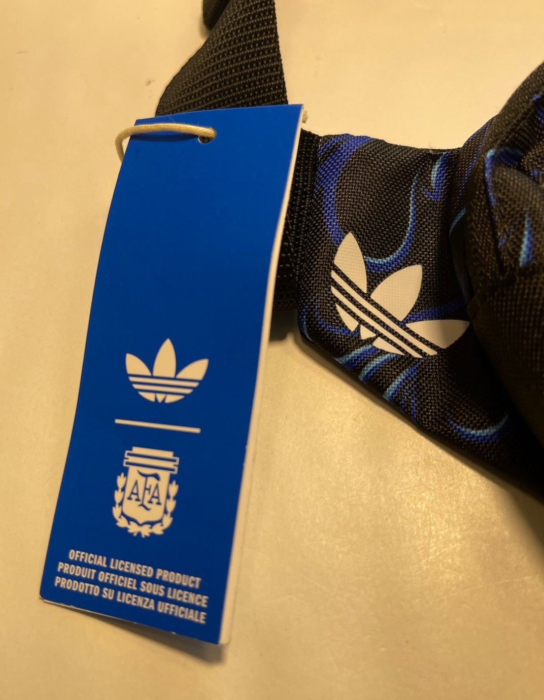 Adidas Argentina Fanny Pack Waist bag One Size Unissex Black/Blue New
