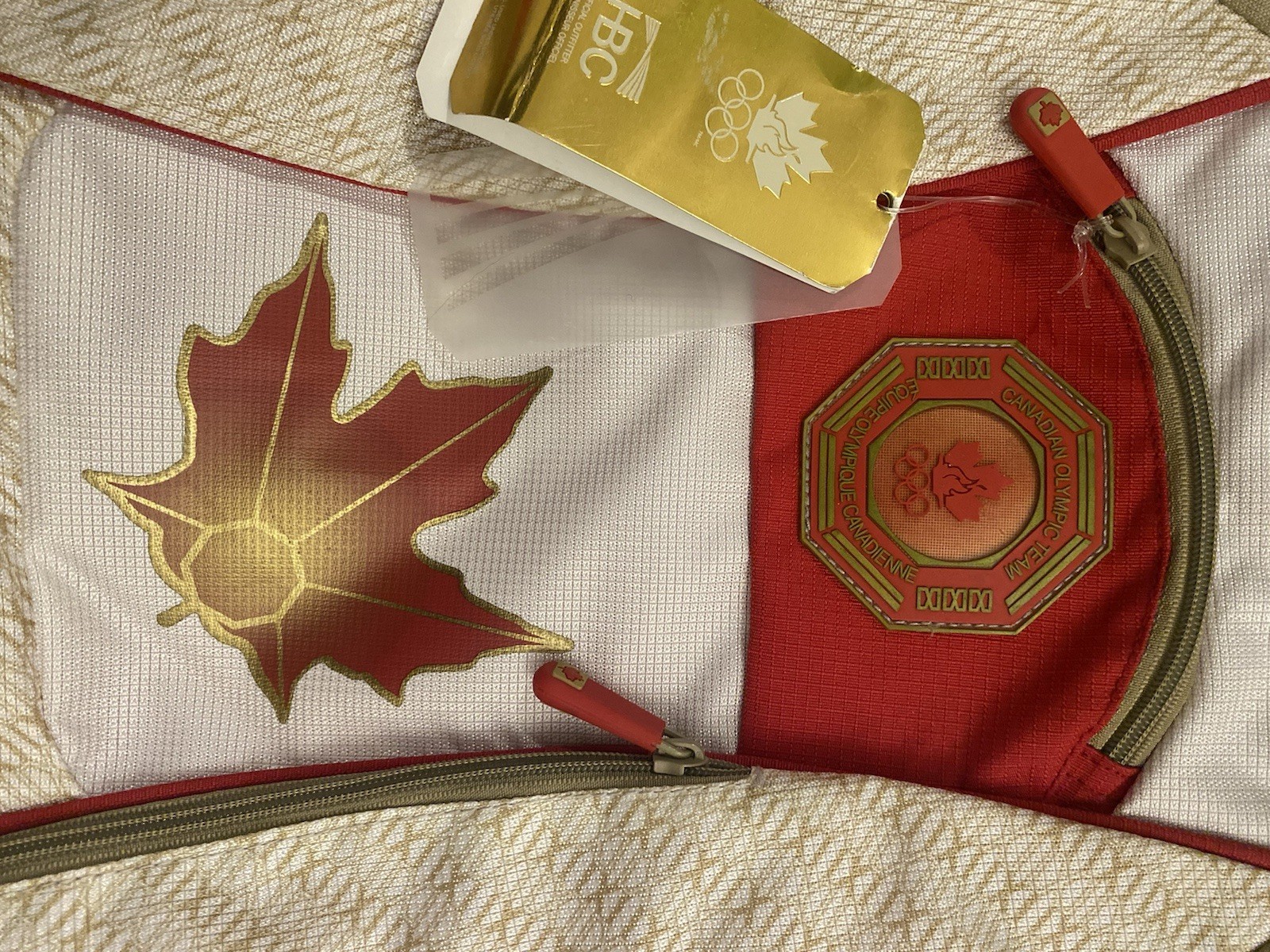 HBC Team Canada 2005 Olympic Backpack New With Tags Athletes Replica