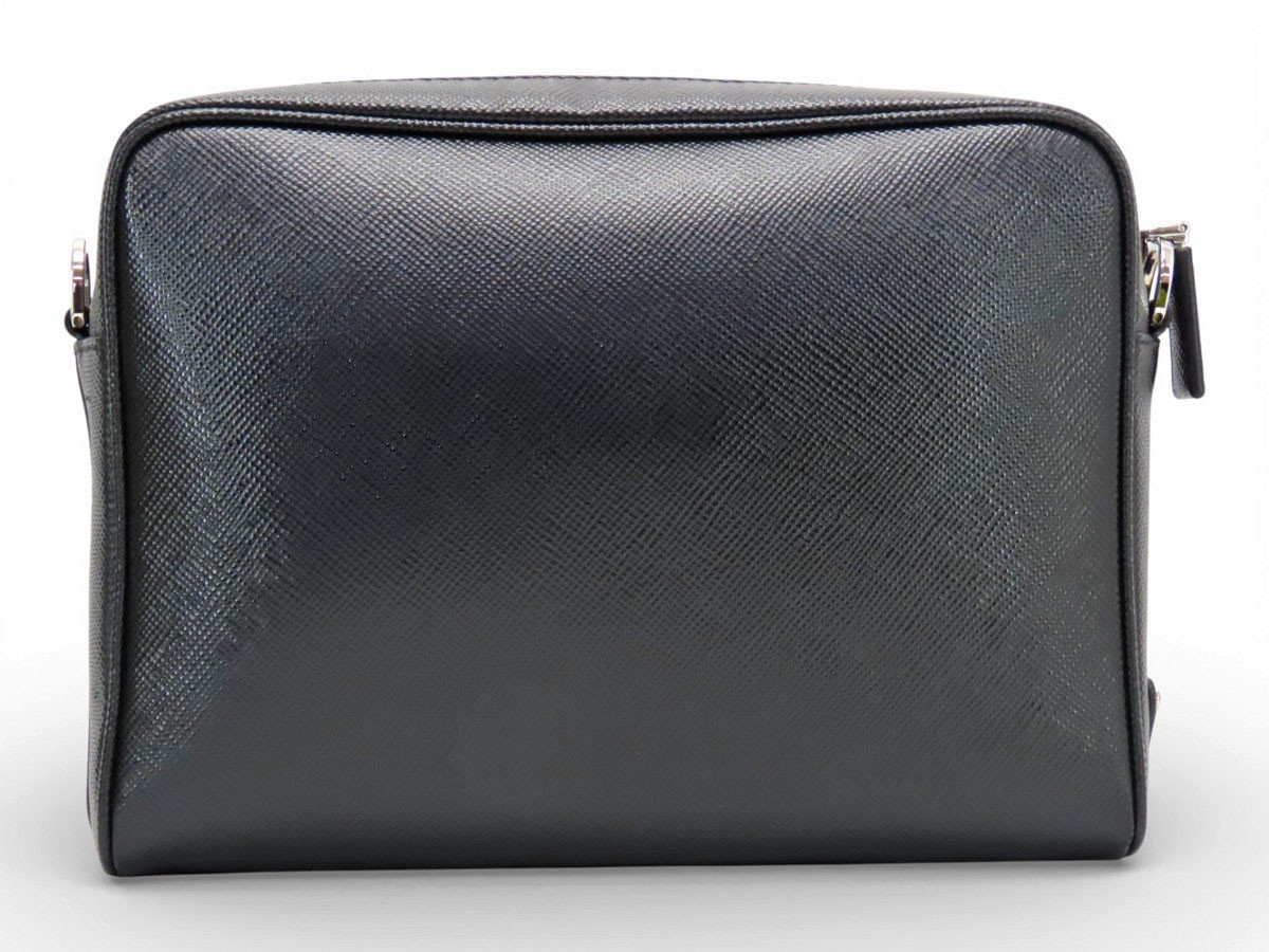 PRADA Saffiano Cuir Triangle Embossed Crossbody Shoulder Messenger Bag 2VH152