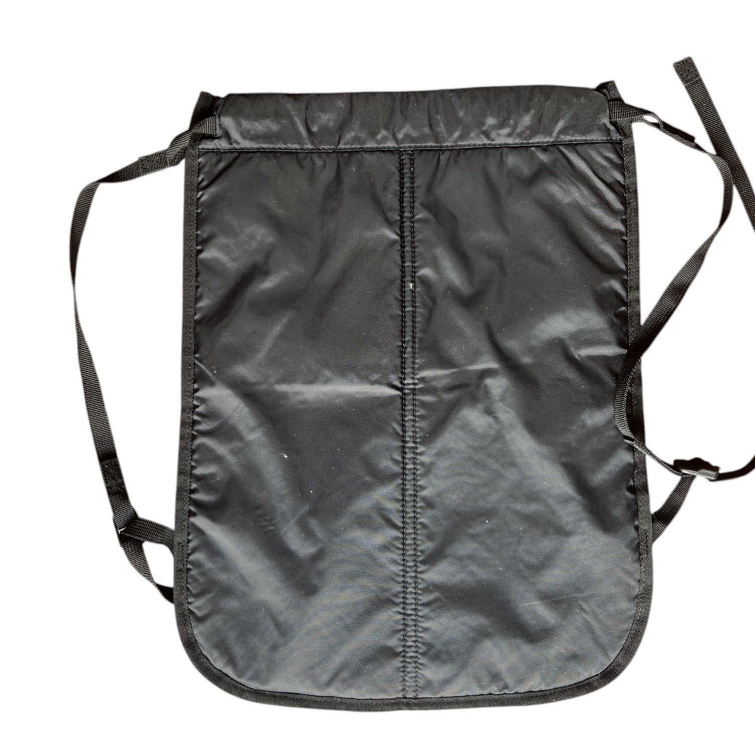 Jordan Backpack Bag Black Lined Drawstring Shoulder Strap Basketball Jumpman Vtg