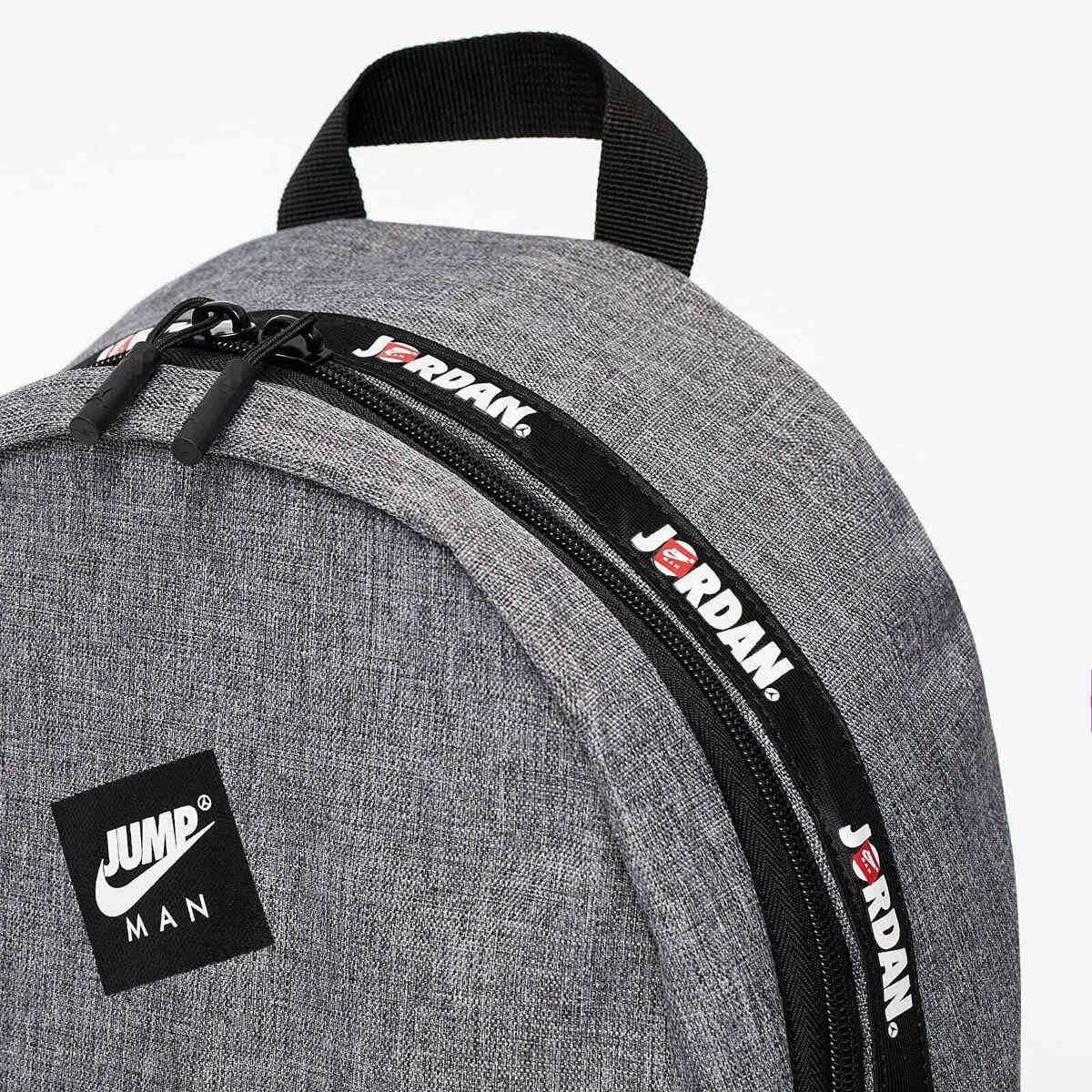 Nike AIR JORDAN JUMPMAN $55 Gray 13” Laptop Backpack Bag NEW 9A0505-GEH L School