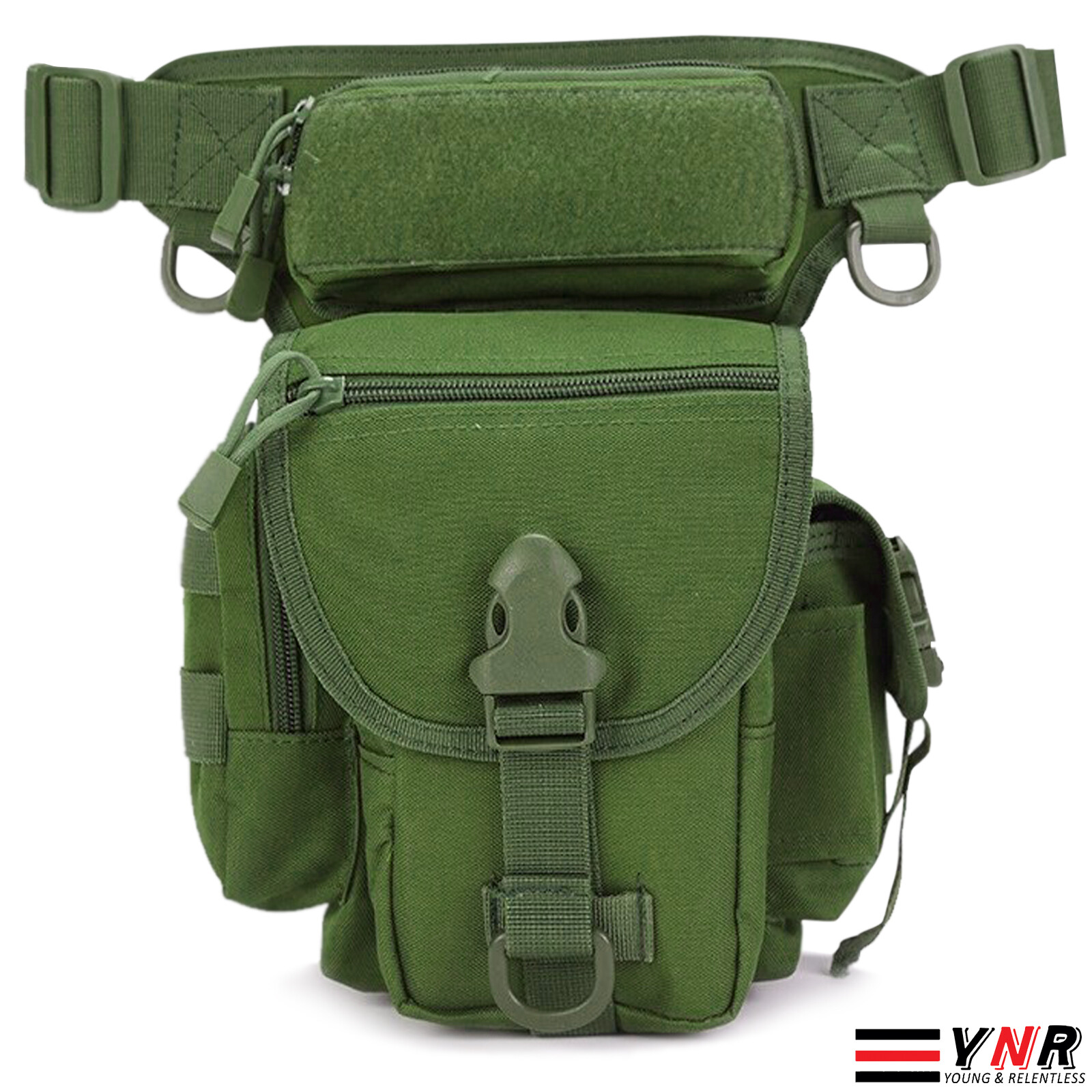Tactical Drop Leg Bag Adjustable Army Hunting Waist Packs Molle Pouch Leg Bag UK