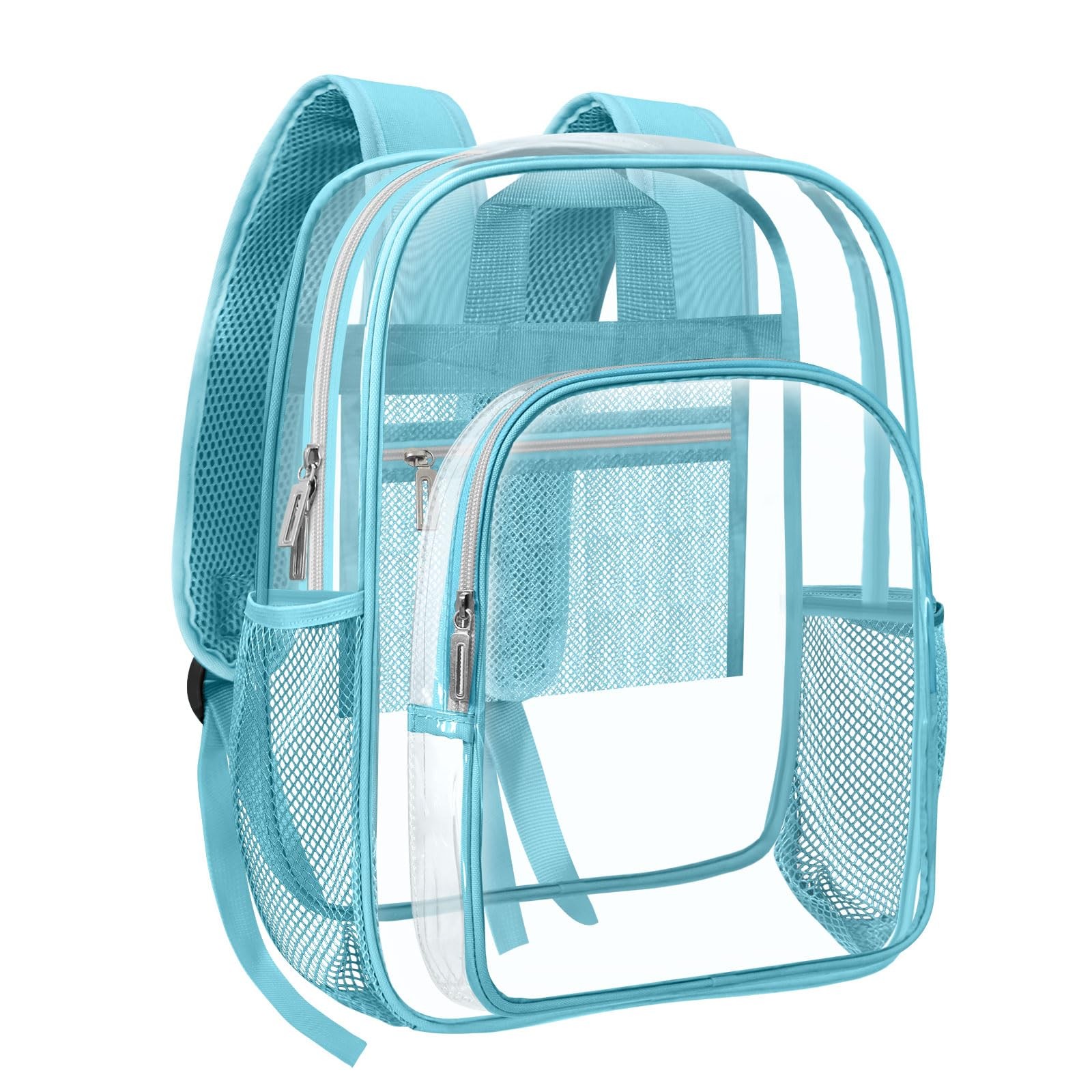Clear Backpack 14×17.2×5.7in Heavy Duty Transparent for Security, Sports