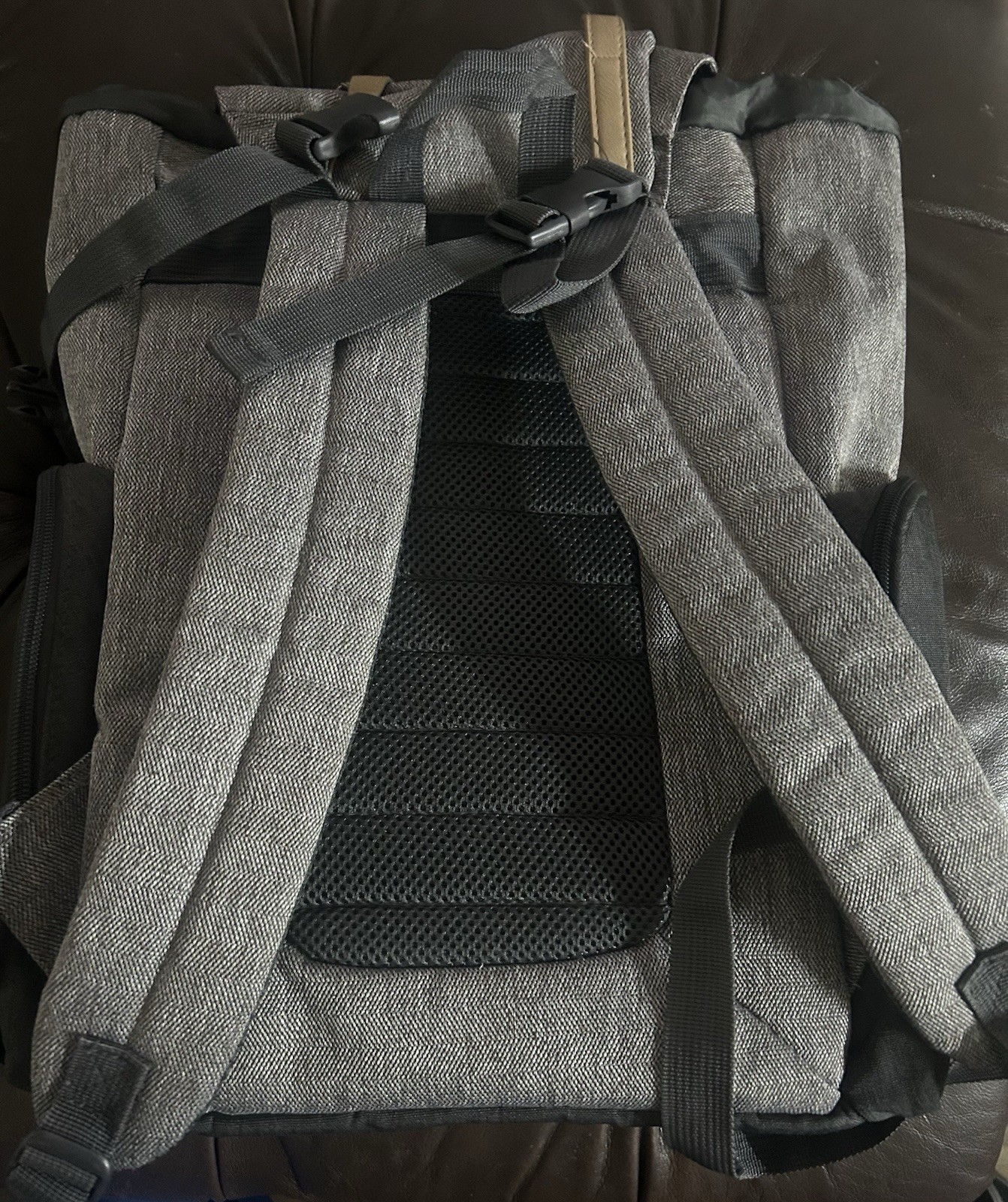 Eddie Bauer First Adventure Insulated Backpack Cooler Bag Gray/Black