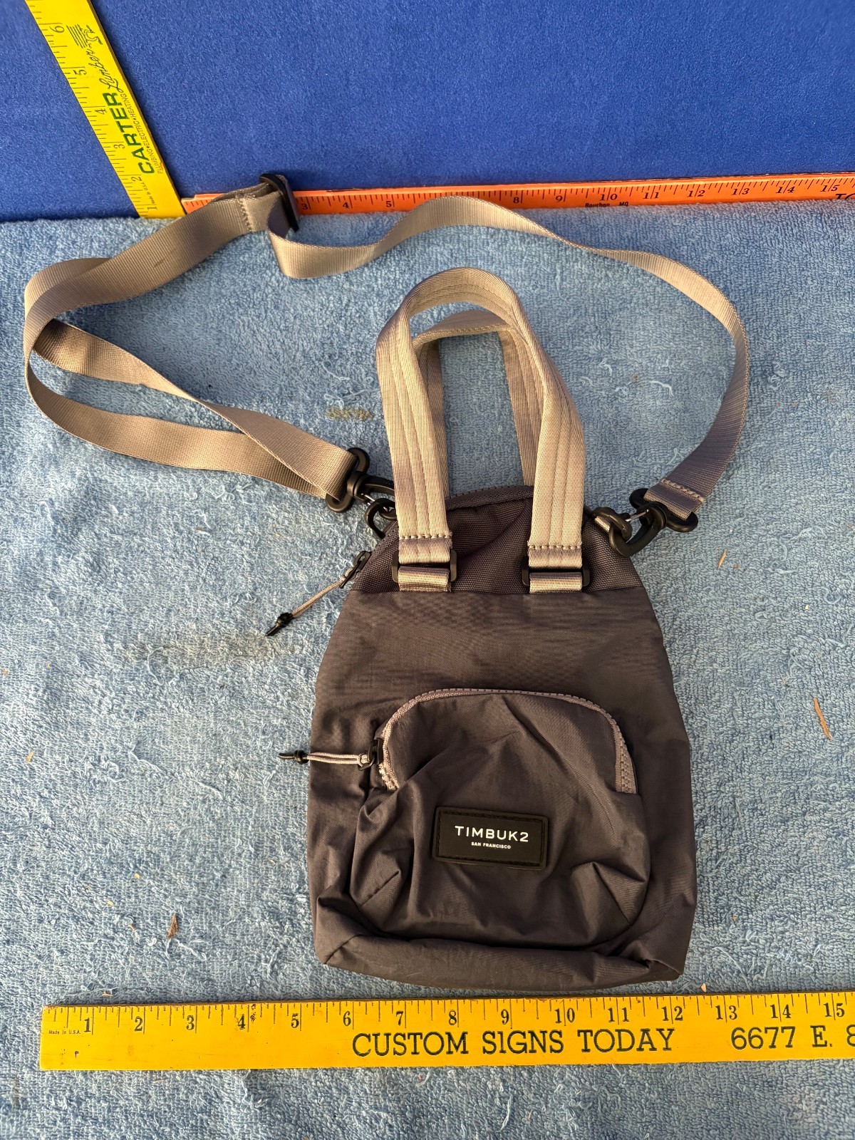 Timbuk2 San Francisco Spark Micro Pack Crossbody Sling Bag Dark Gray