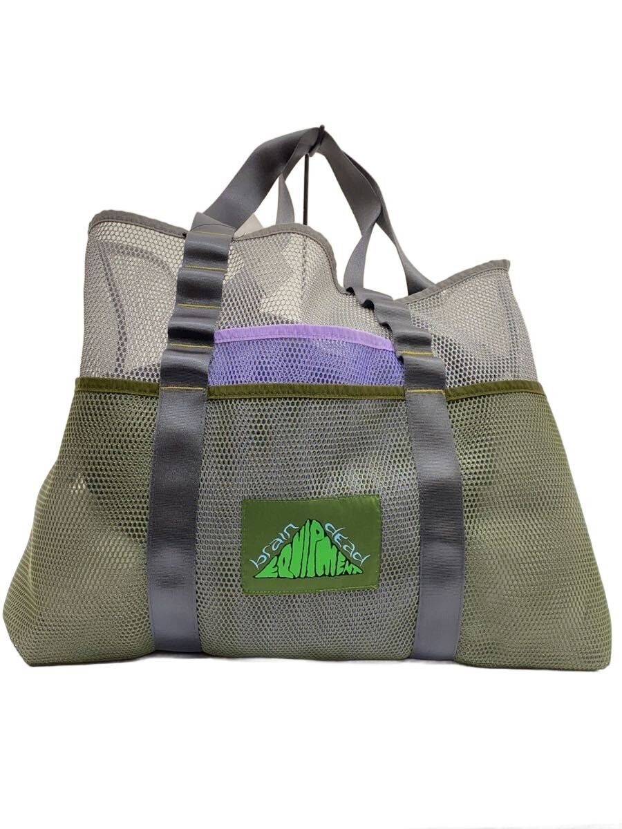 Brain Dead Equipment Mesh Tote/Polyester/Khk/Plain//